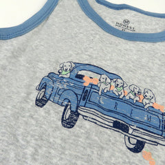 5-Pack Organic Cotton Sleeveless Muscle T-Shirts