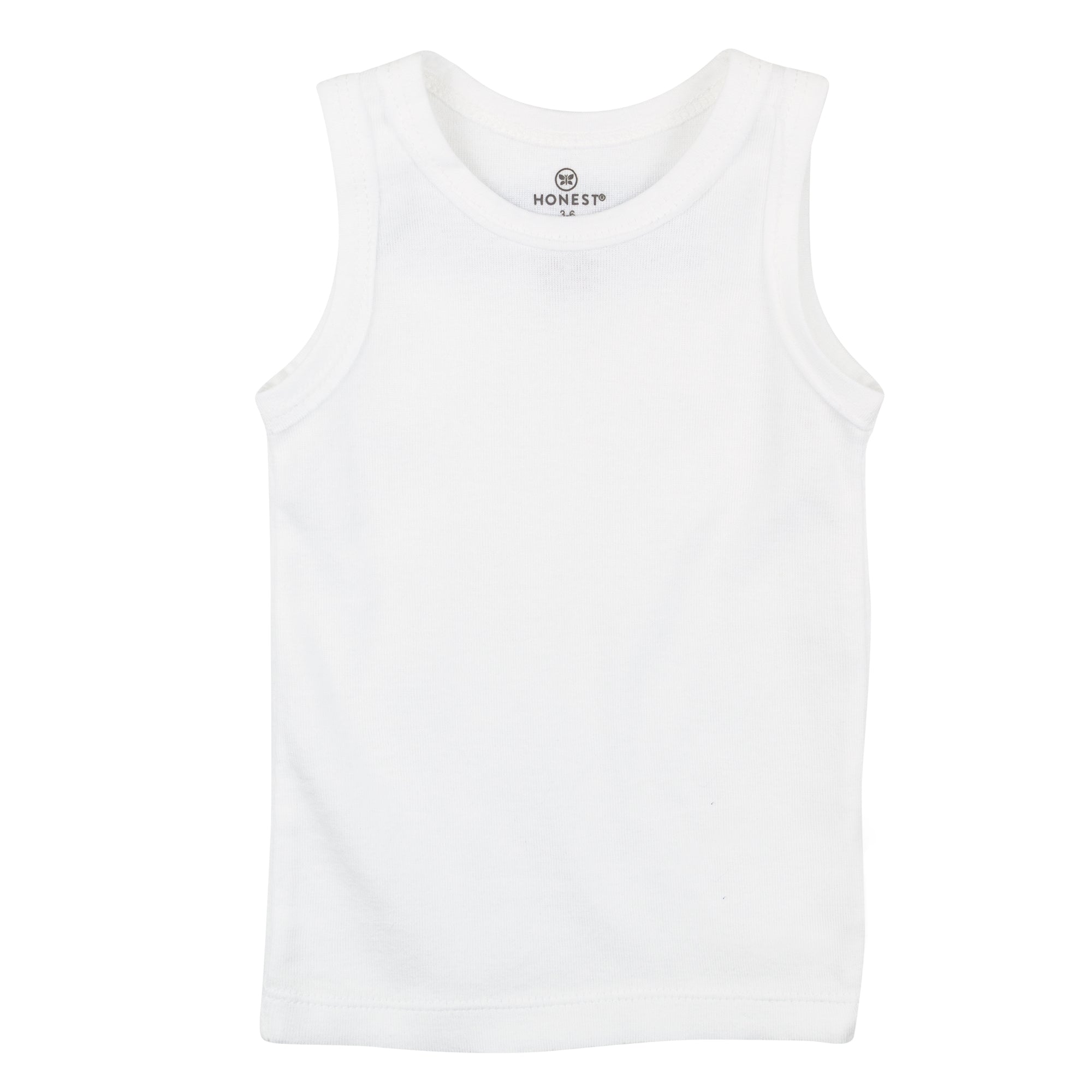 5-Pack Organic Cotton Sleeveless Muscle T-Shirts