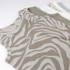 5-Pack Organic Cotton Sleeveless Muscle T-Shirts