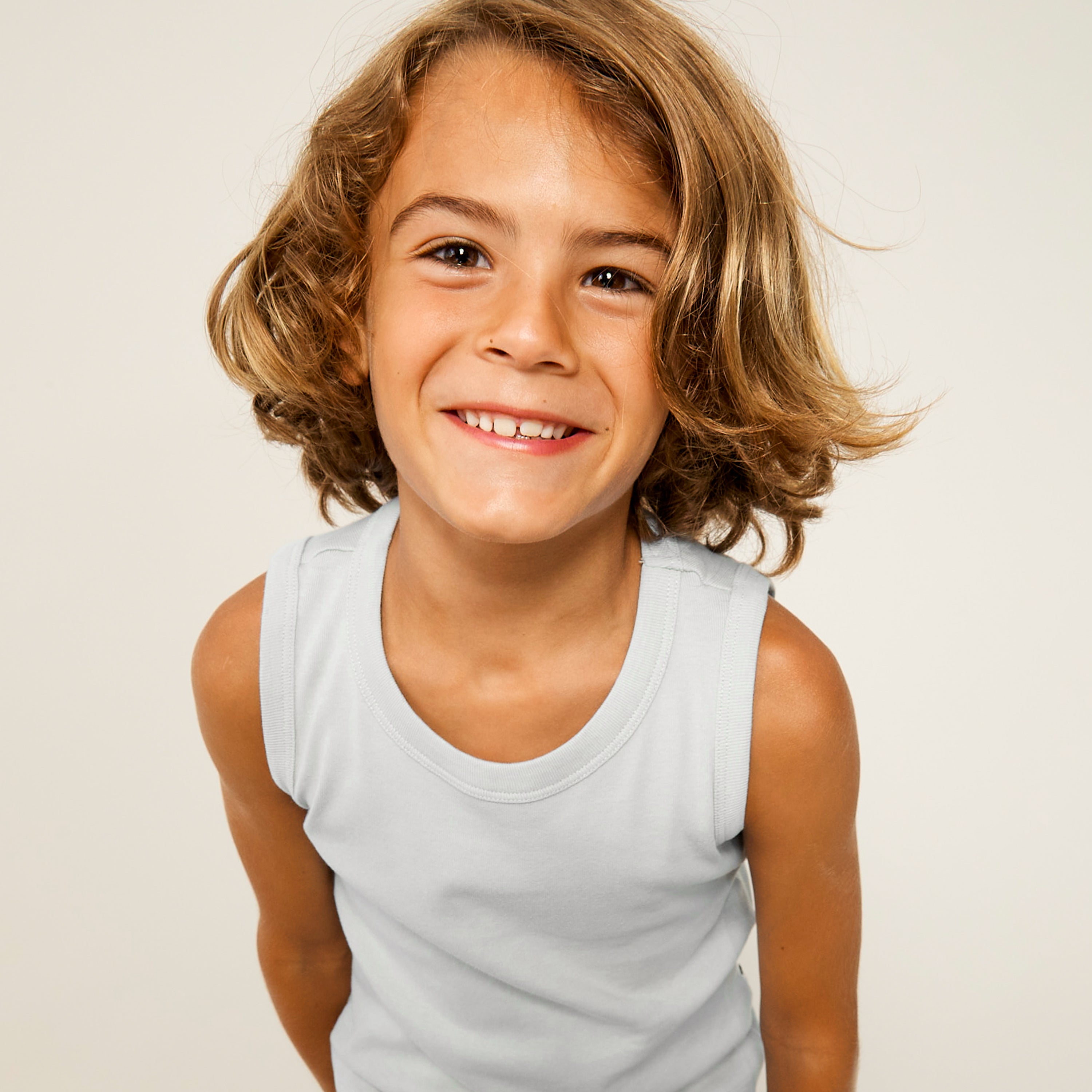 5-Pack Organic Cotton Sleeveless Muscle T-Shirts