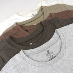 5-Pack Organic Cotton Short Sleeve T-Shirts