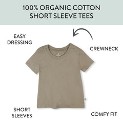 5-Pack Organic Cotton Short Sleeve T-Shirts