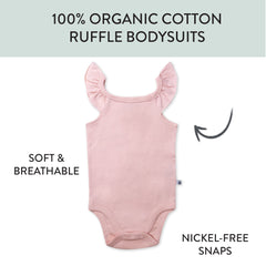 5-Pack Organic Cotton Short Sleeve Bodysuits