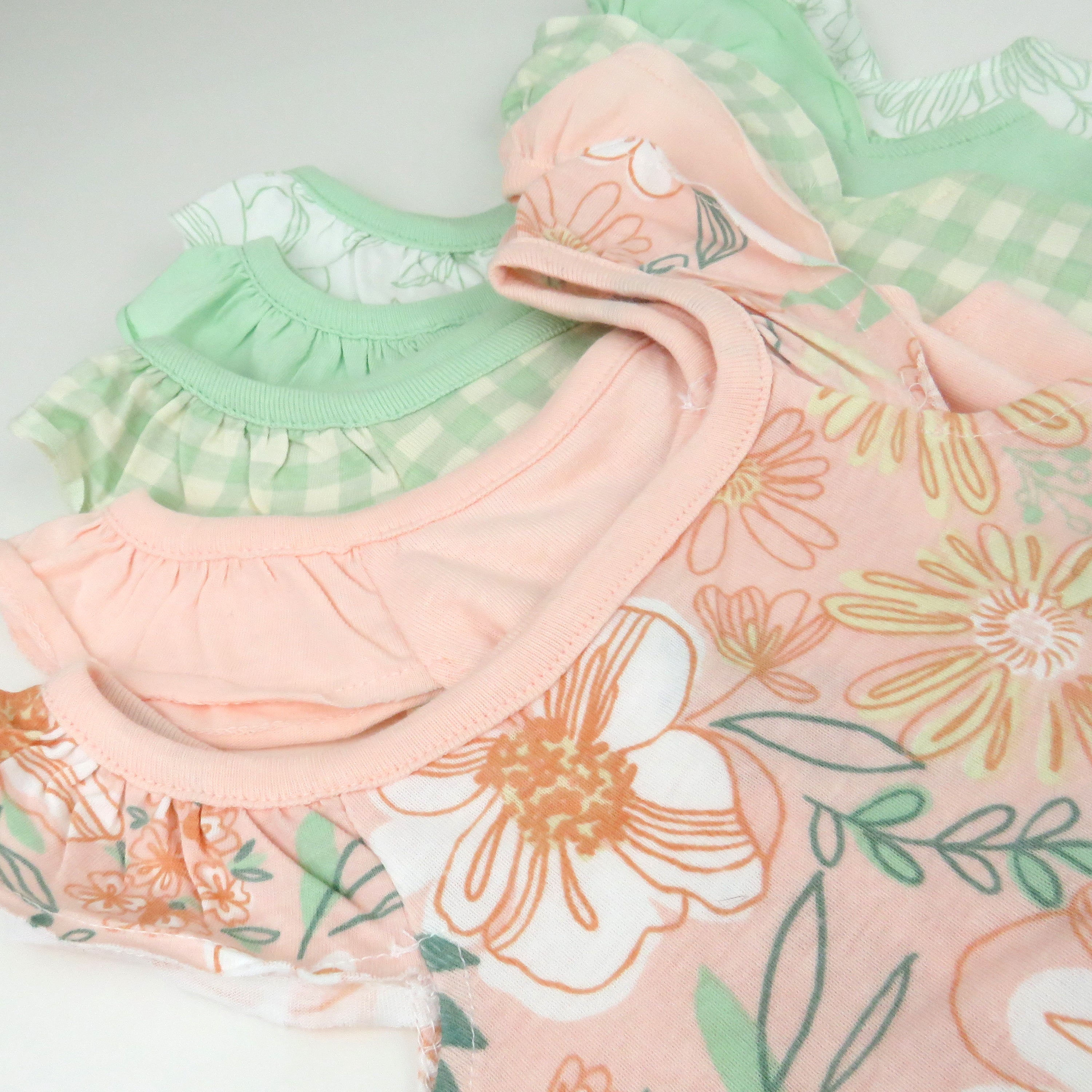 5-Pack Organic Cotton Sleeveless Bodysuits