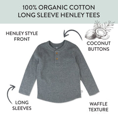 5-Pack Waffle Henley