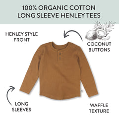5-Pack Waffle Henley