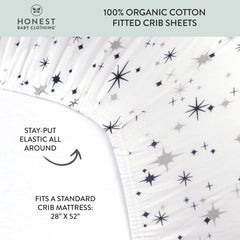 Organic Cotton Fitted Crib Sheet