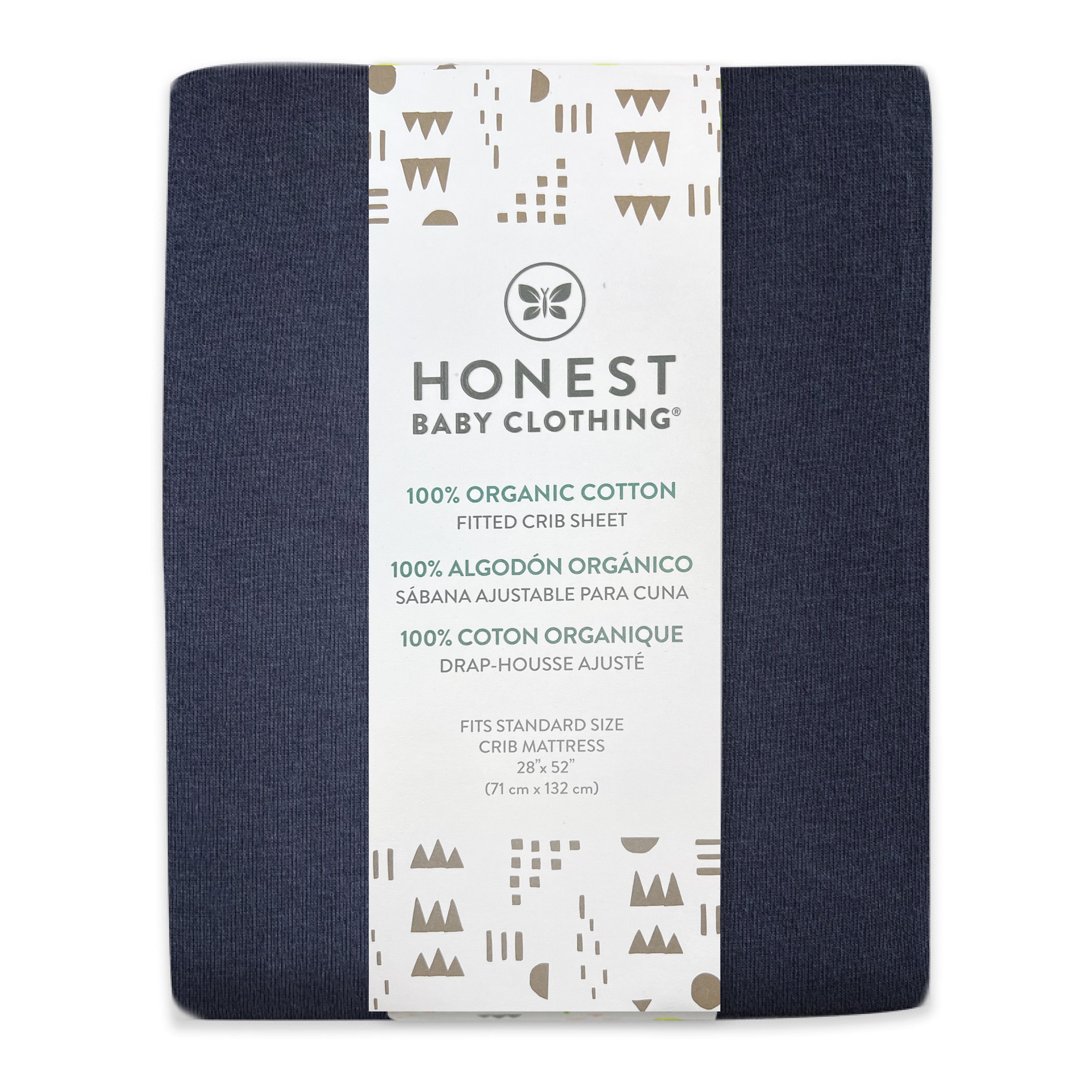 Organic Cotton Fitted Crib Sheet