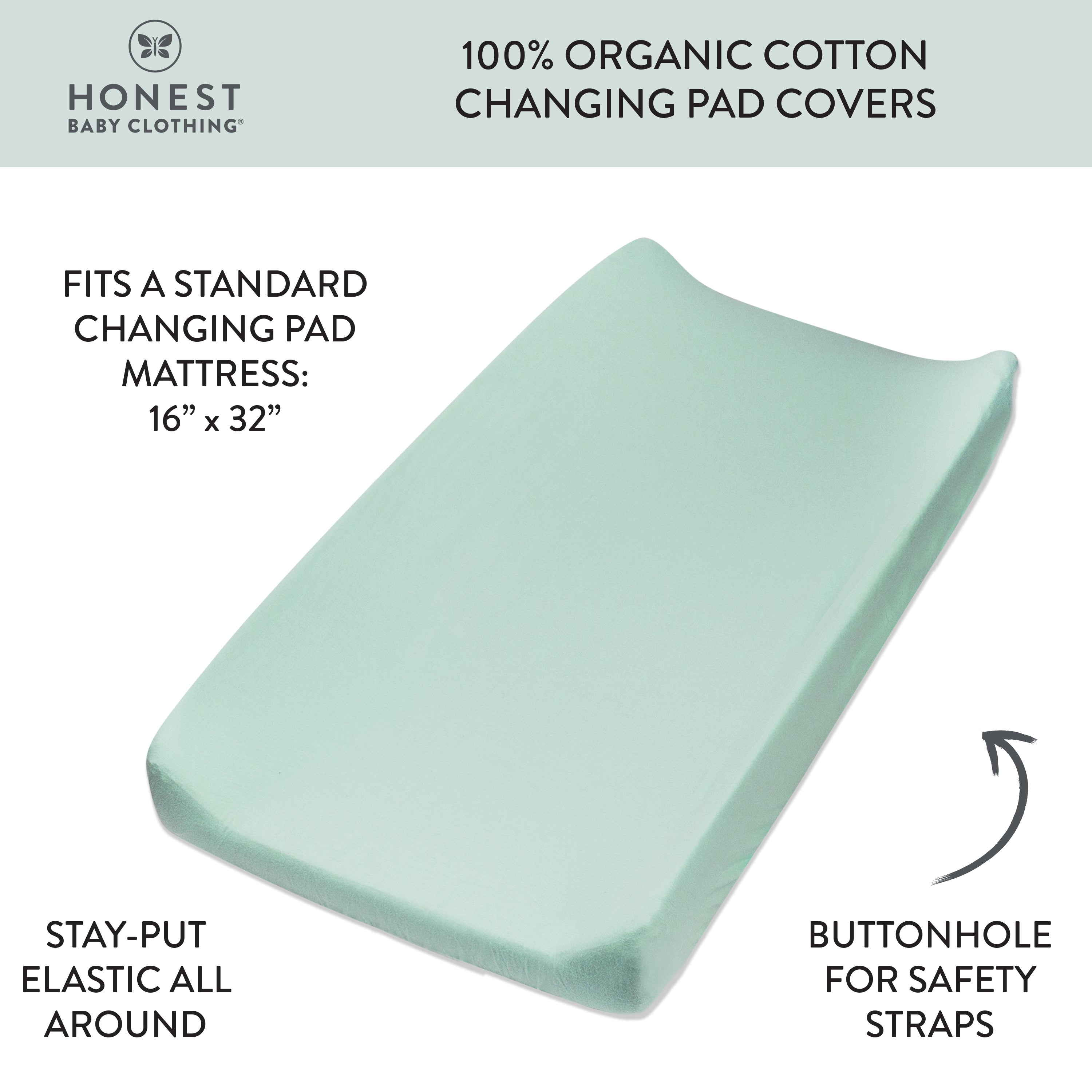 Organic Cotton Changing Pad Cover