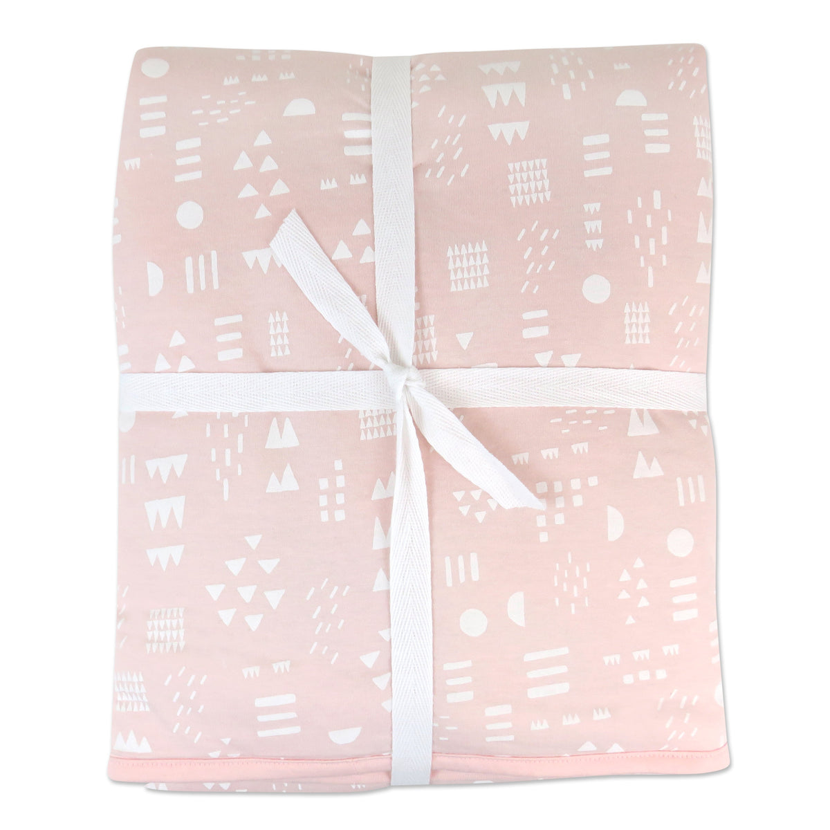 Organic Cotton Hand-Quilted Reversible Baby Blanket