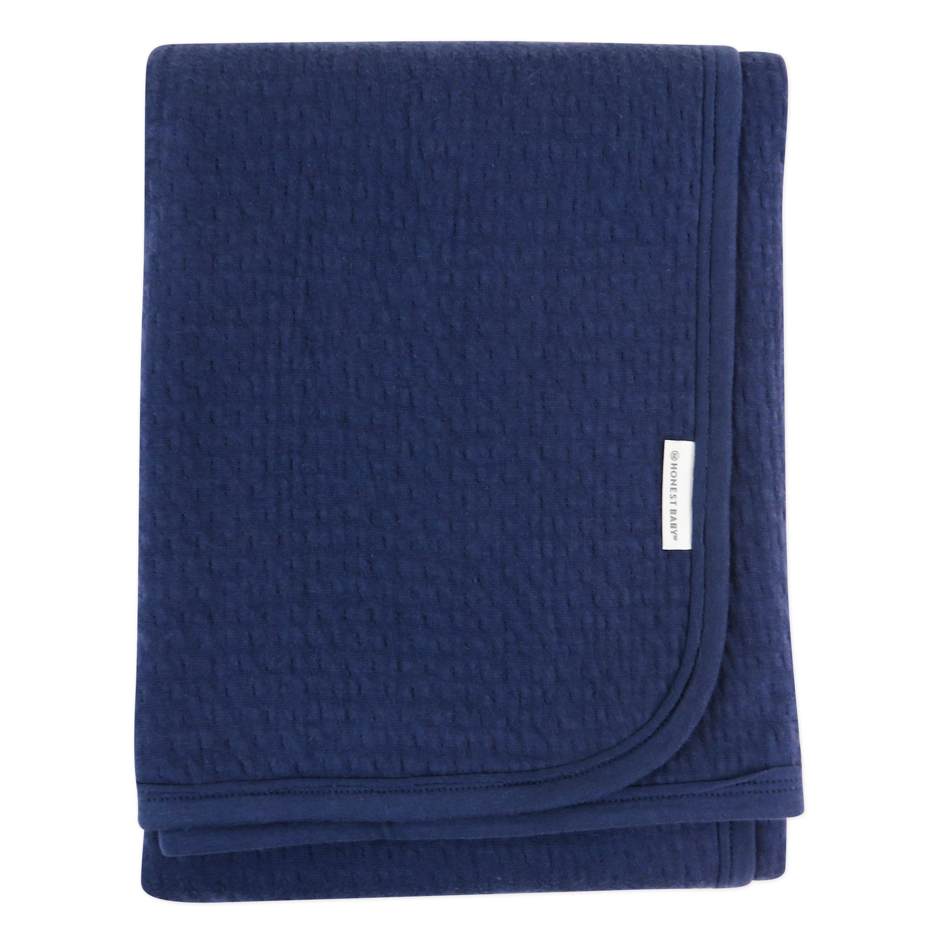 Organic Cotton Matelassé Reversible Receiving Blanket