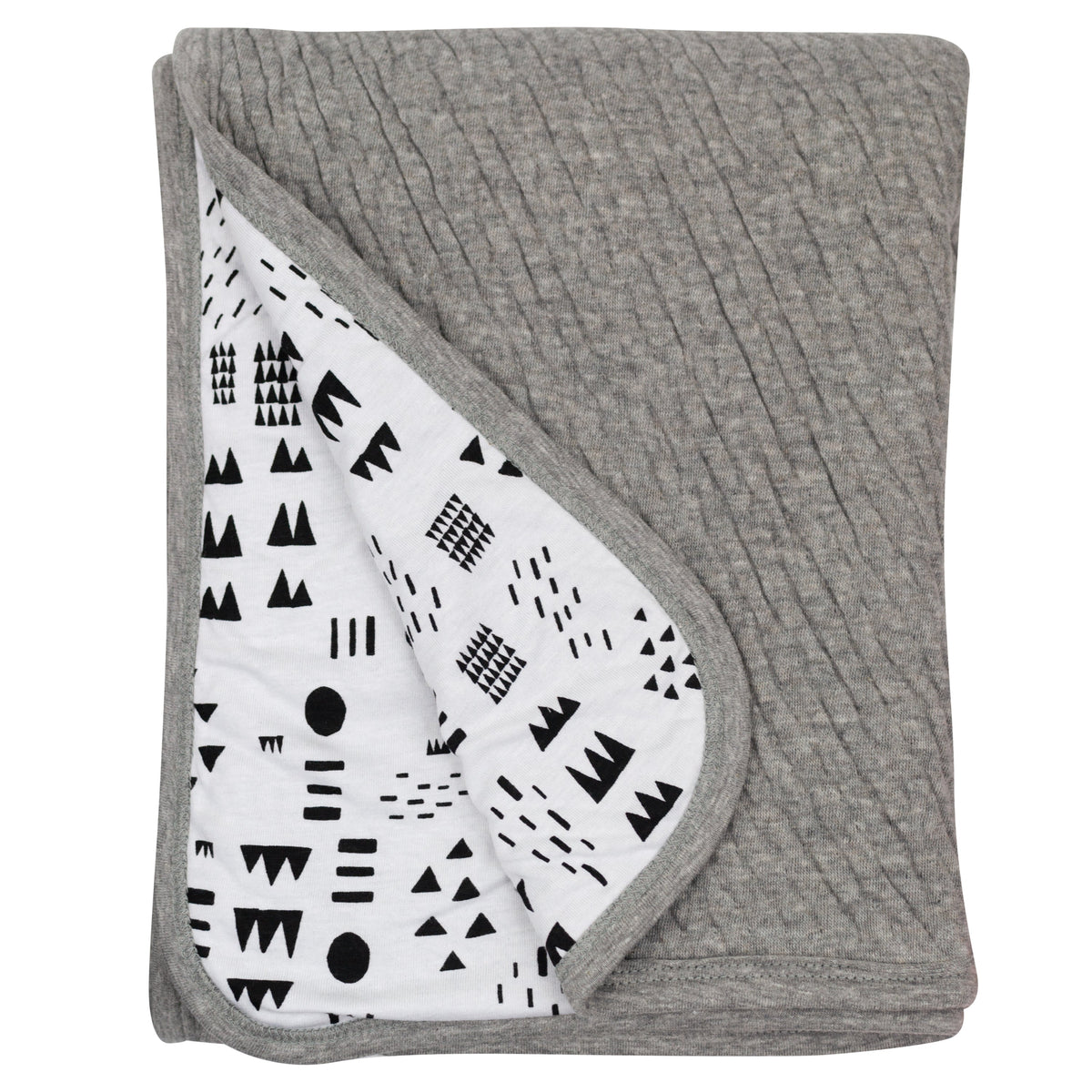 Organic Cotton Matelassé Reversible Receiving Blanket