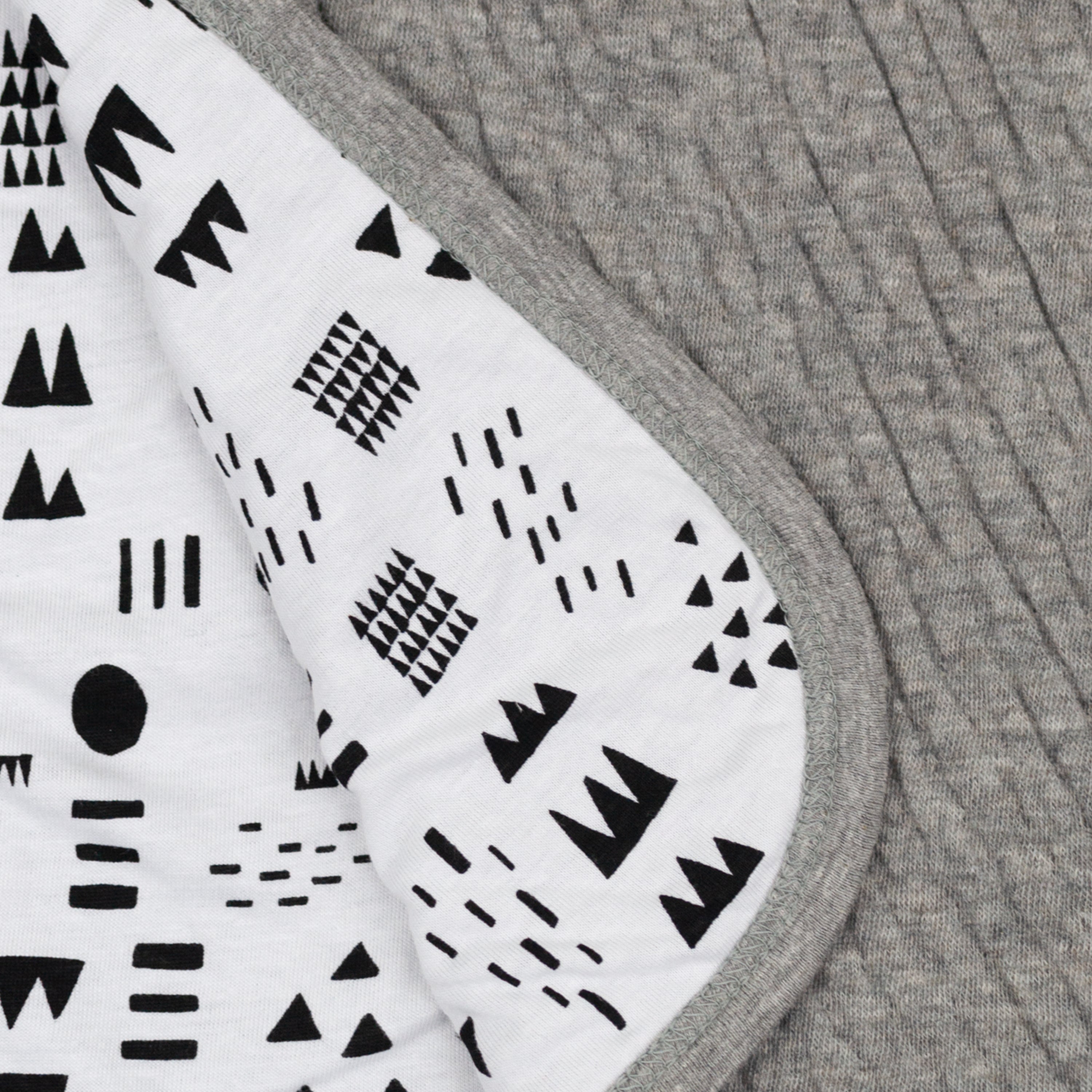 Organic Cotton Matelassé Reversible Receiving Blanket