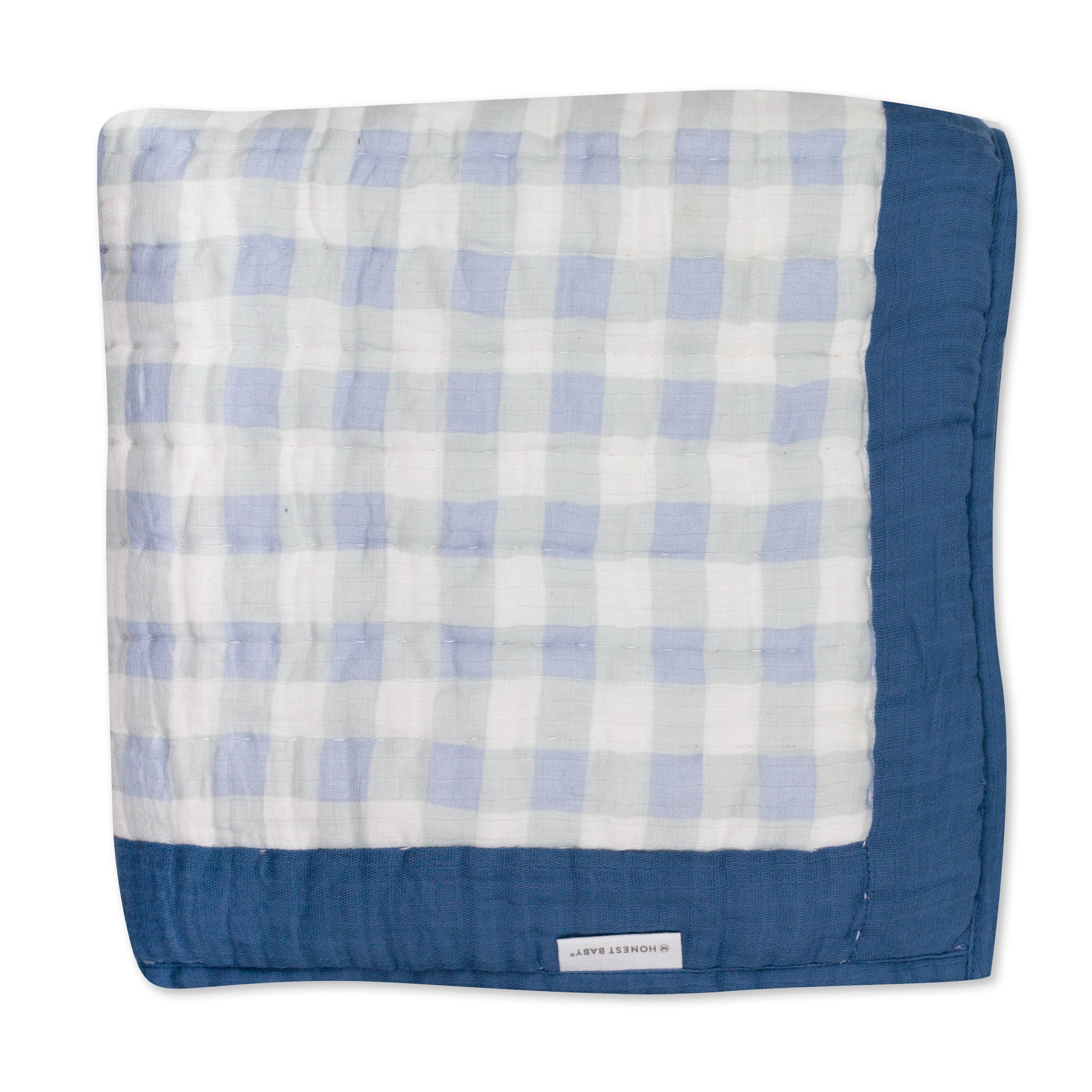 Organic Cotton Hand-Quilted Blanket