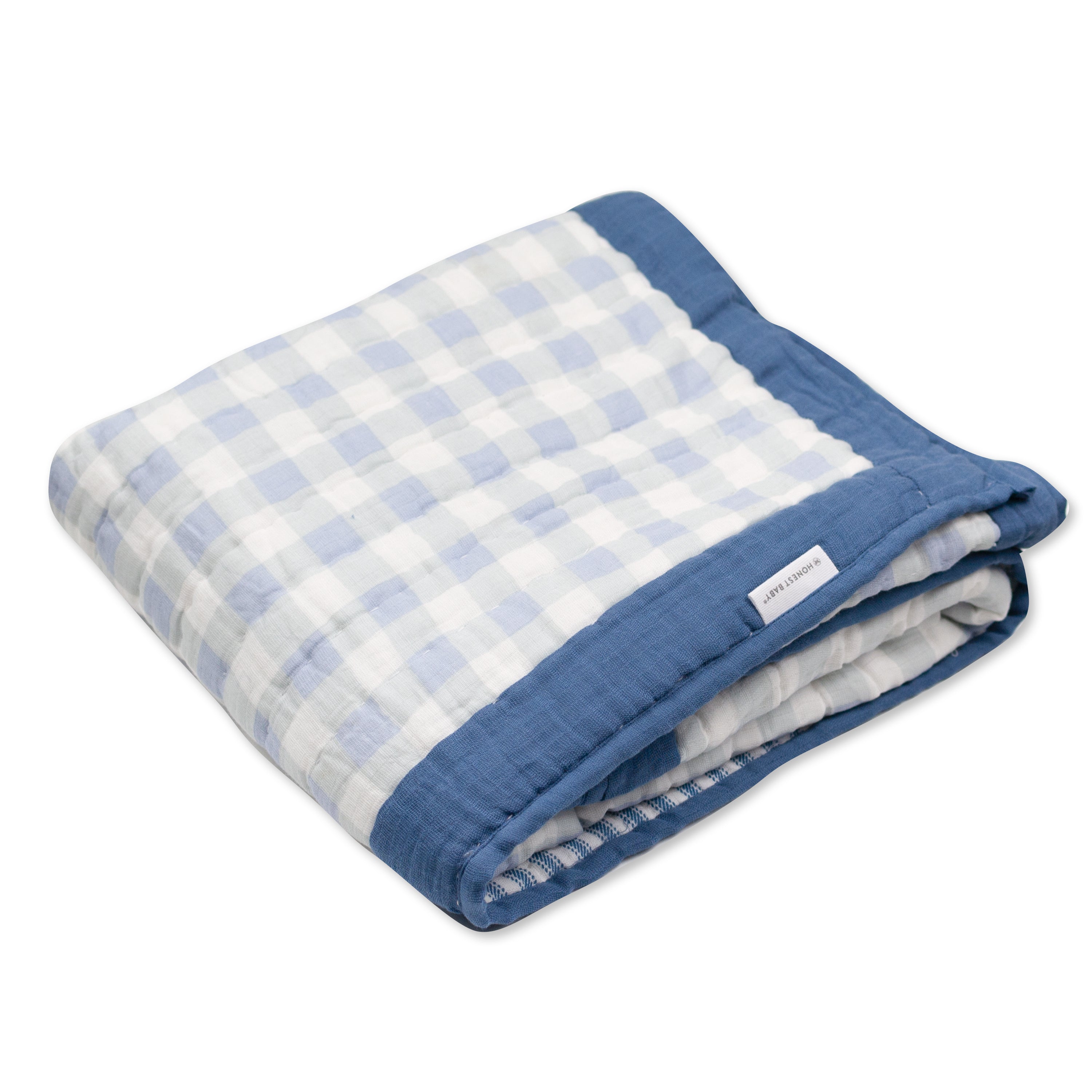 Organic Cotton Hand-Quilted Blanket