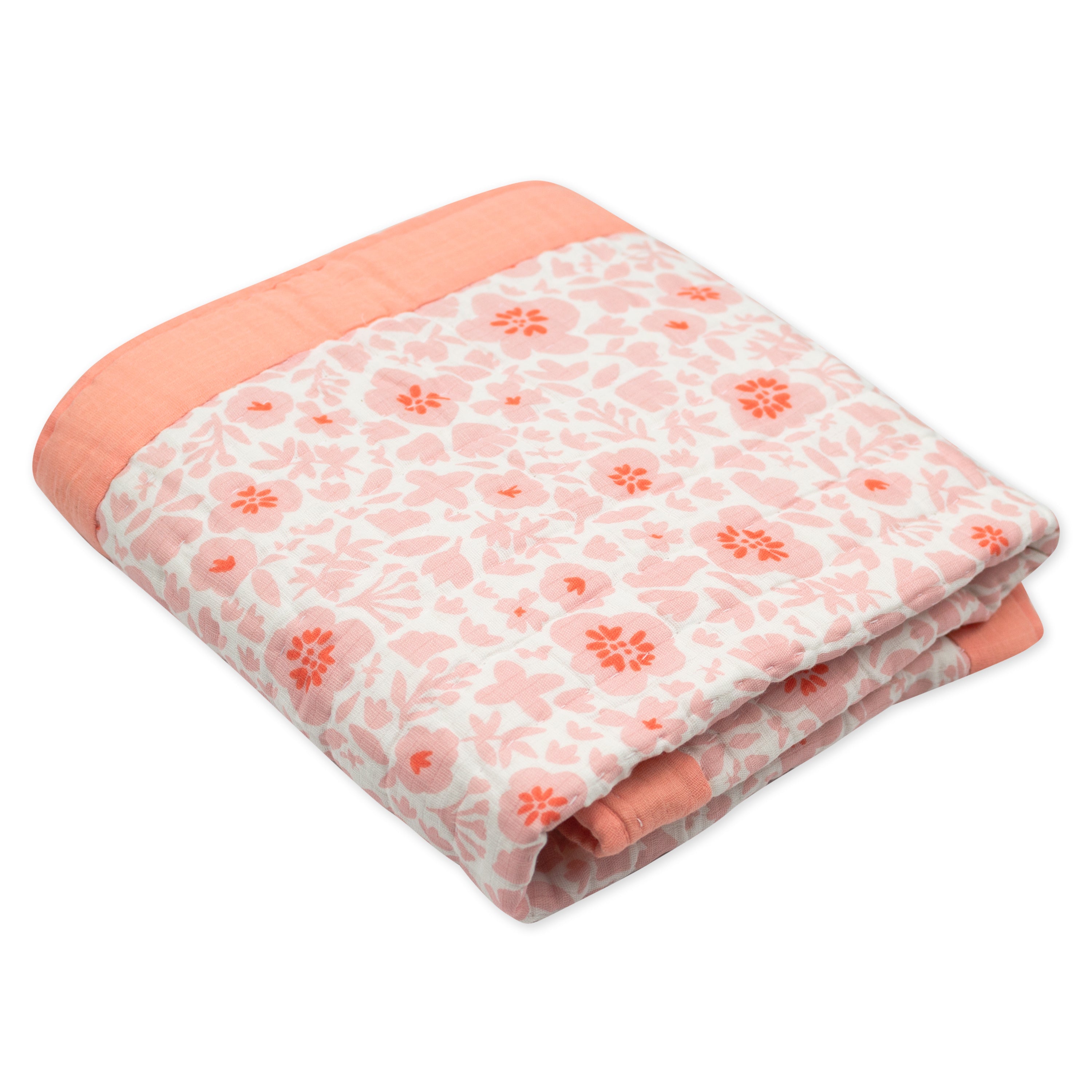Organic Cotton Hand-Quilted Blanket