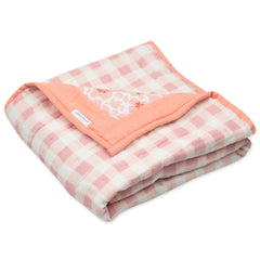 Organic Cotton Hand-Quilted Blanket