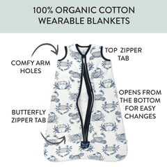Organic Cotton Classic Wearable Blanket