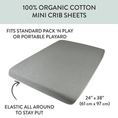 Organic Cotton Mini Crib Sheet