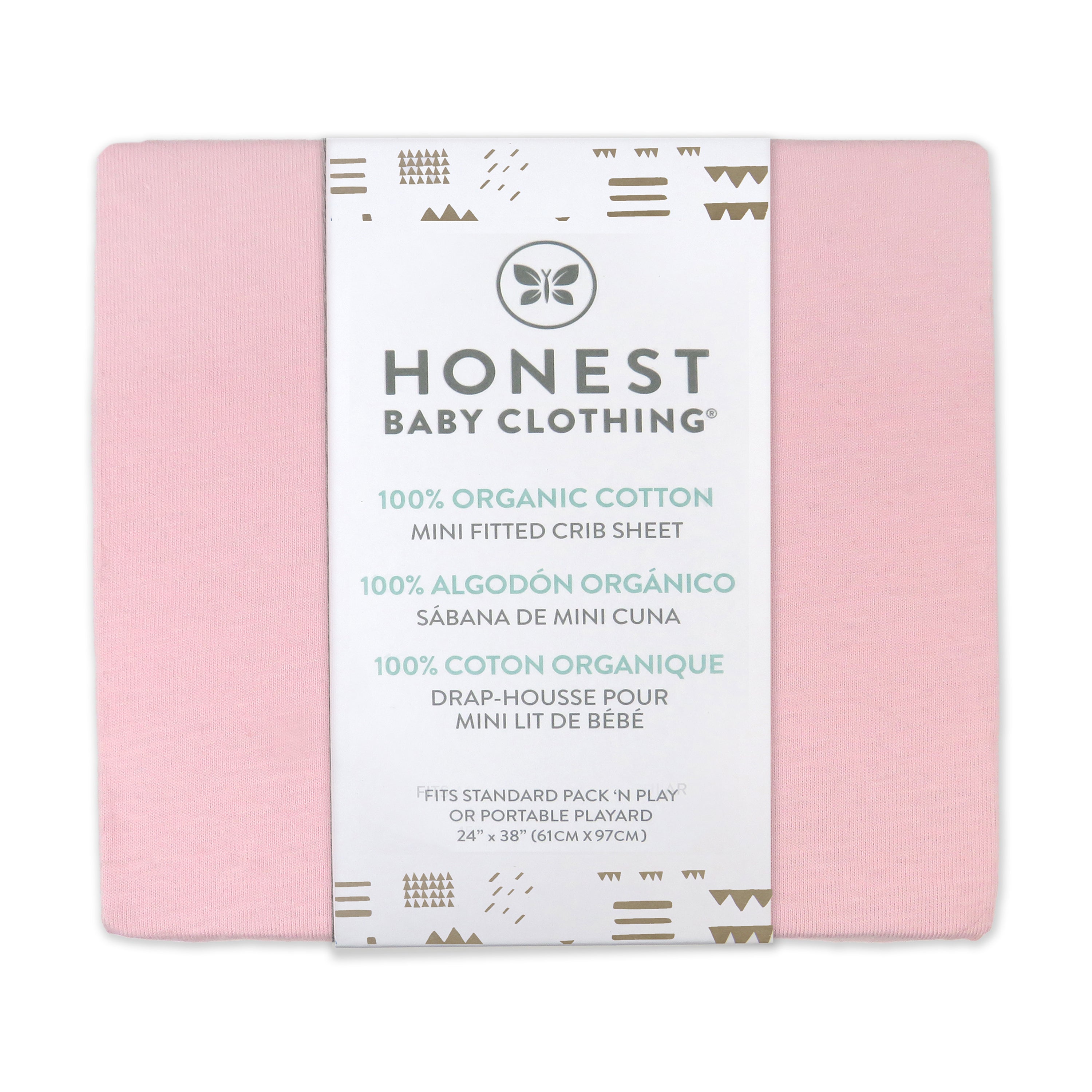 Organic Cotton Mini Crib Sheet