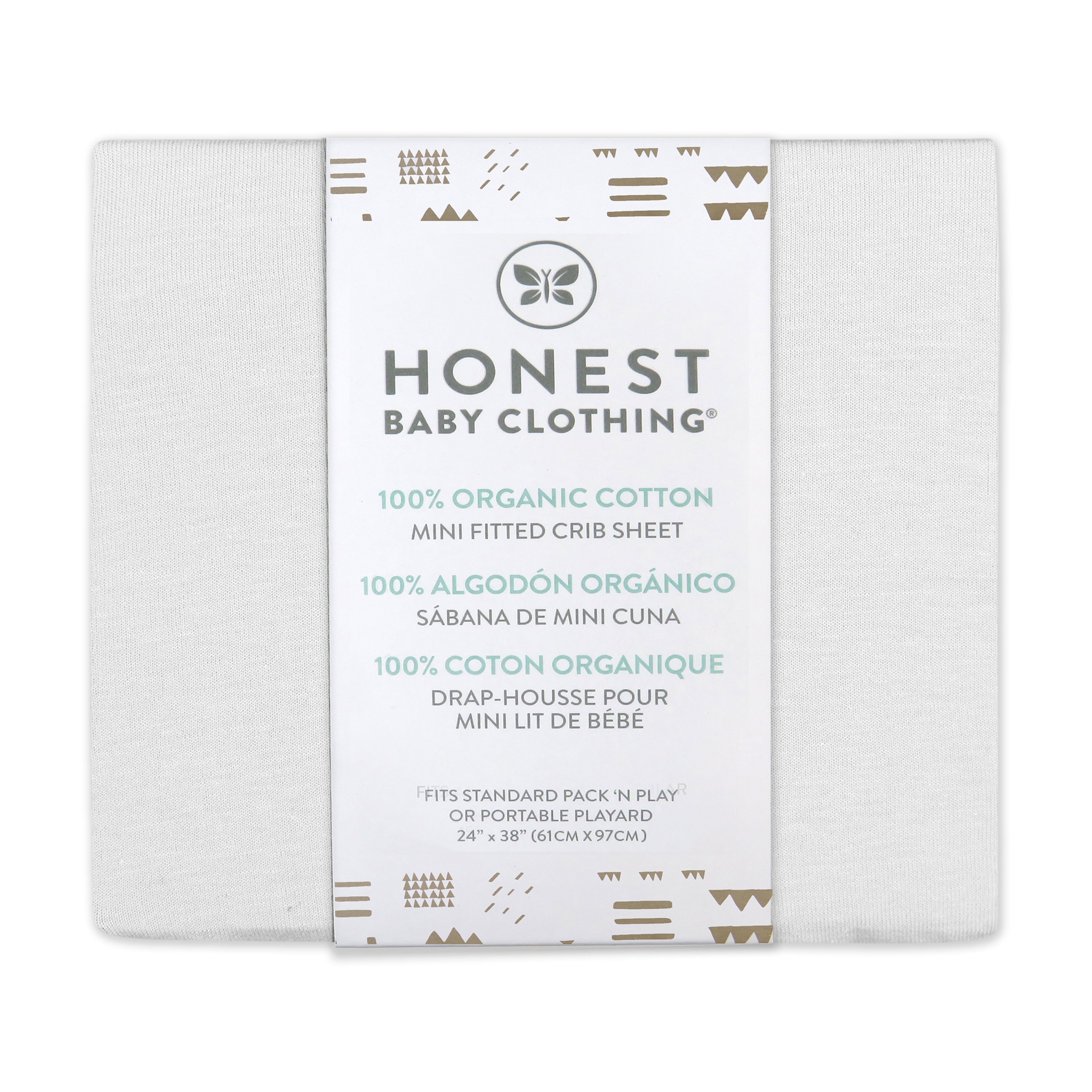 Organic Cotton Mini Crib Sheet