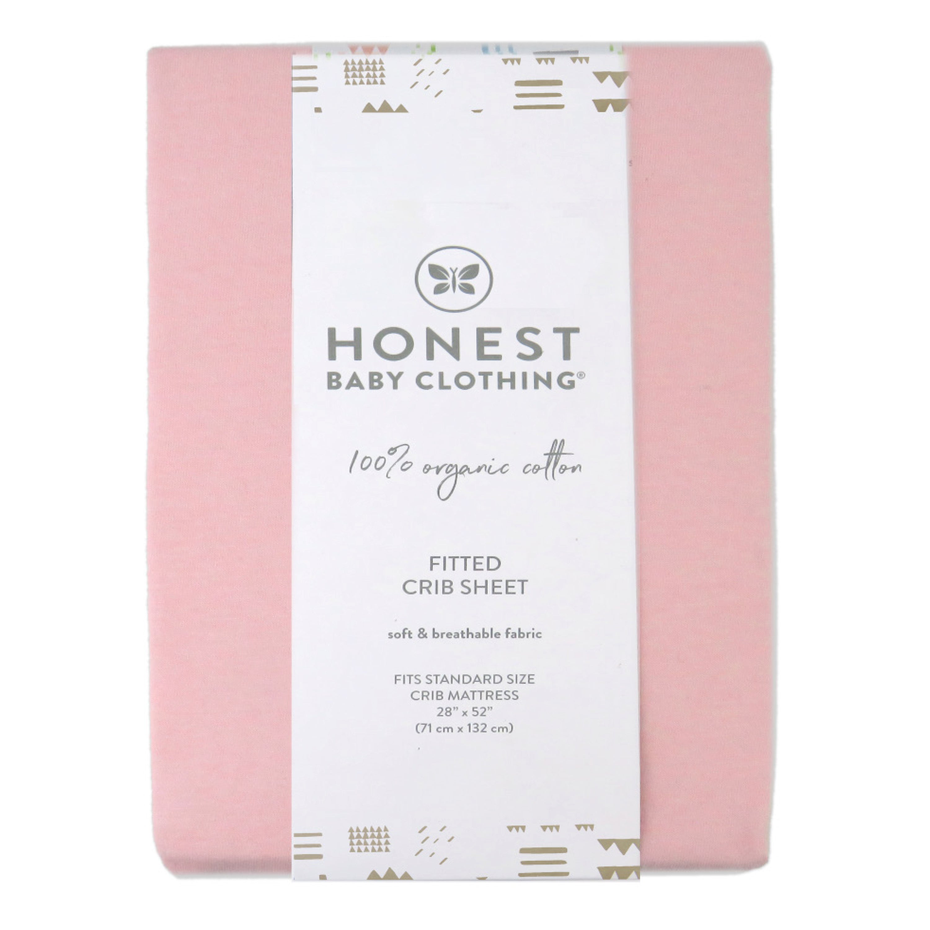 2-Pack Organic Cotton Fitted Crib Sheets