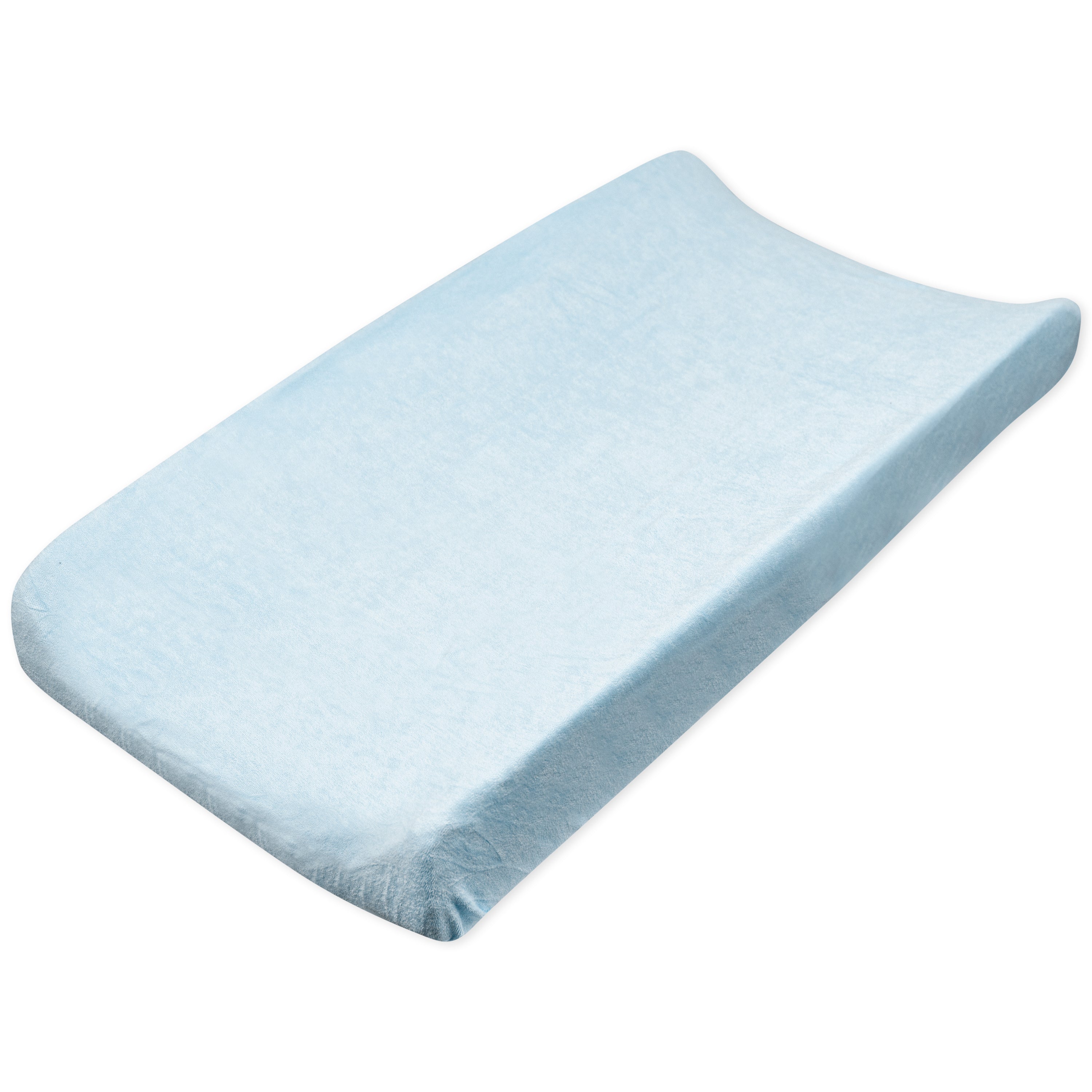 2-Piece Organic Cotton Printed & Terry Changing Pad Cover Set