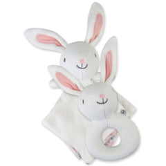 Rabbit Lovey and Rattle BUNNY SWEET Gift Set