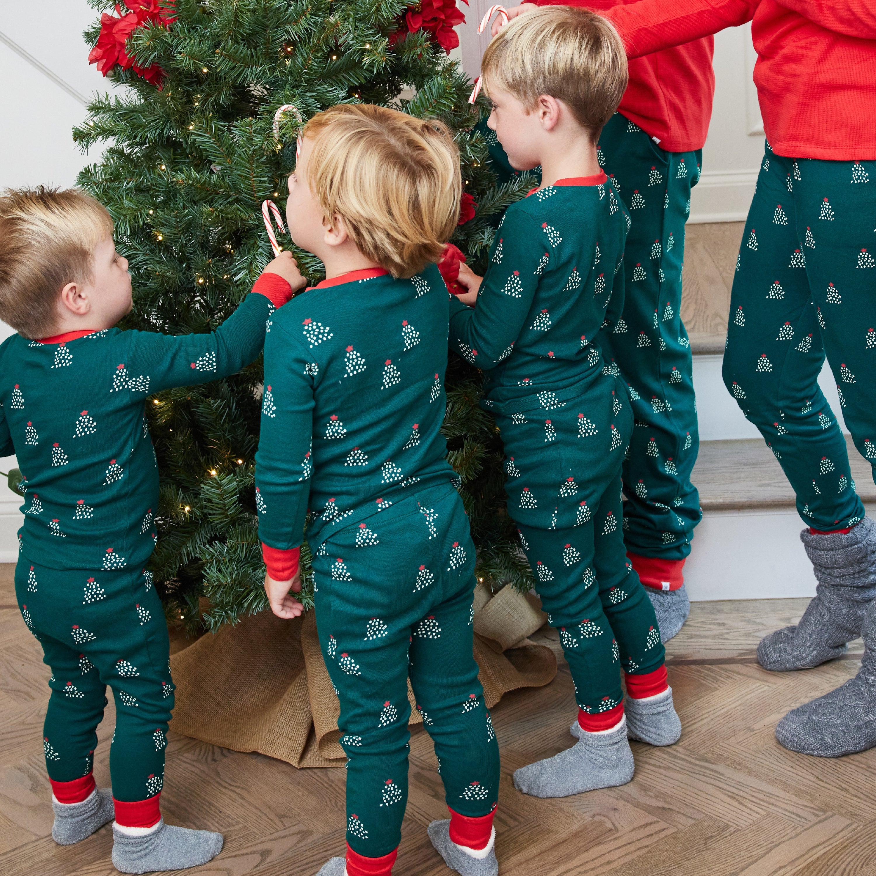 Organic Cotton Holiday Matching Family Pajamas