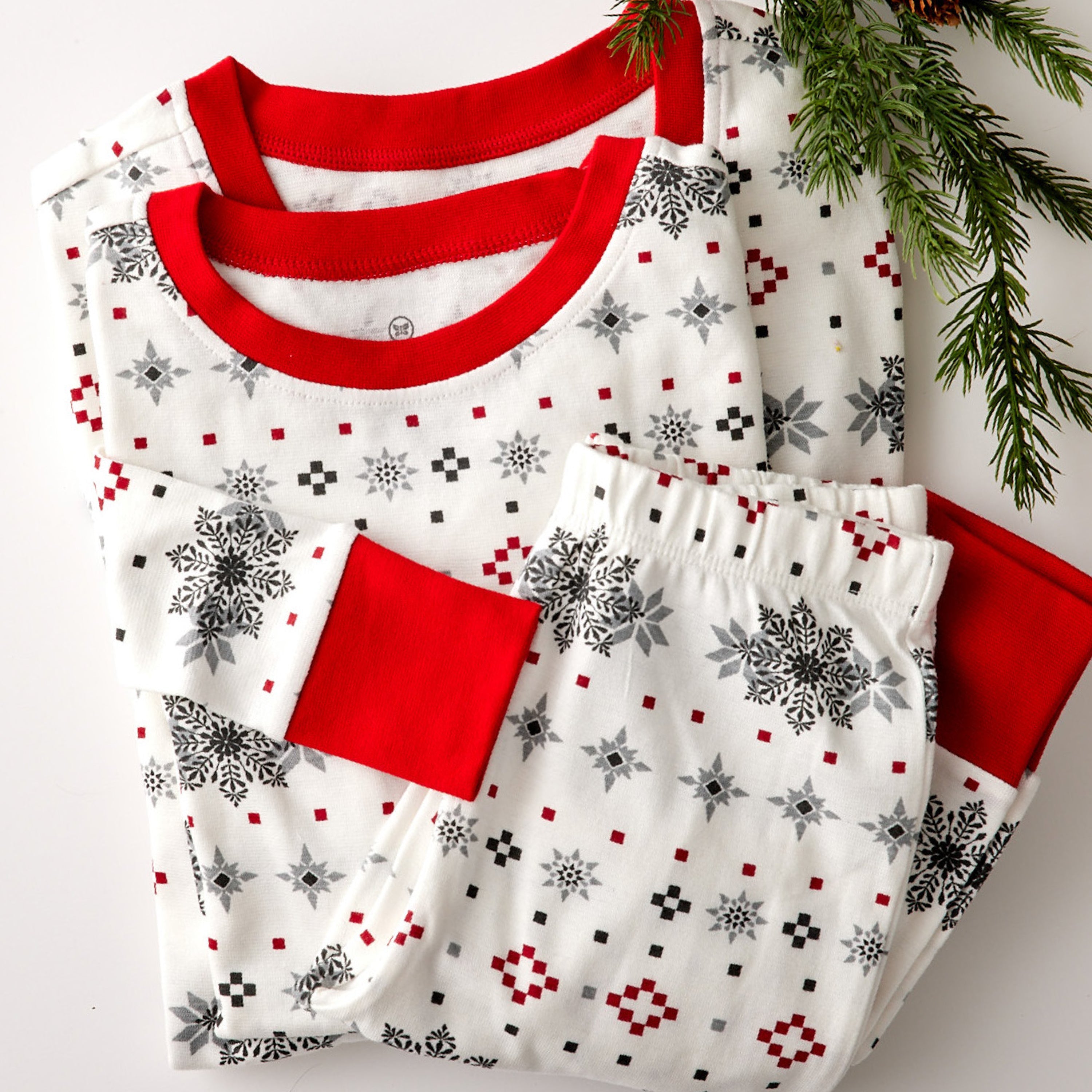 Organic Cotton Holiday Matching Family Pajamas