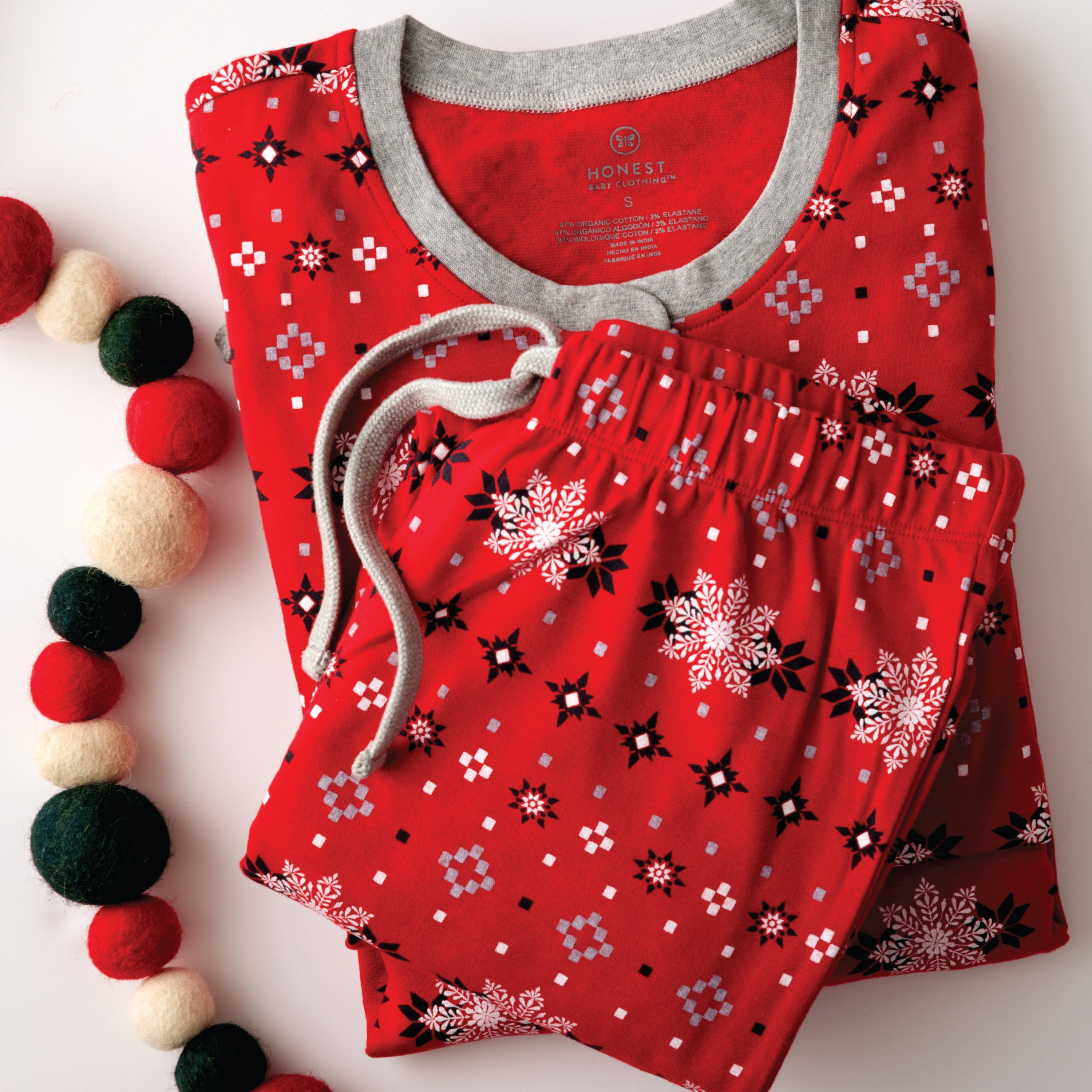Organic Cotton Holiday Matching Family Pajamas