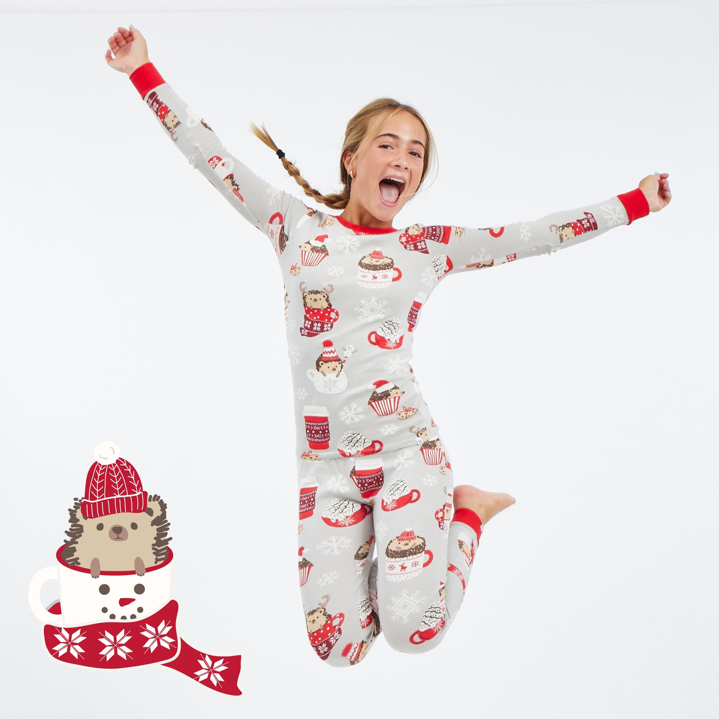 Organic Cotton Holiday Matching Family Pajamas