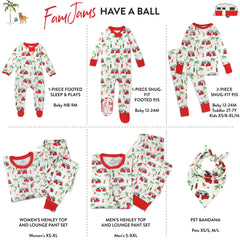 Organic Cotton Holiday Matching Family Pajamas
