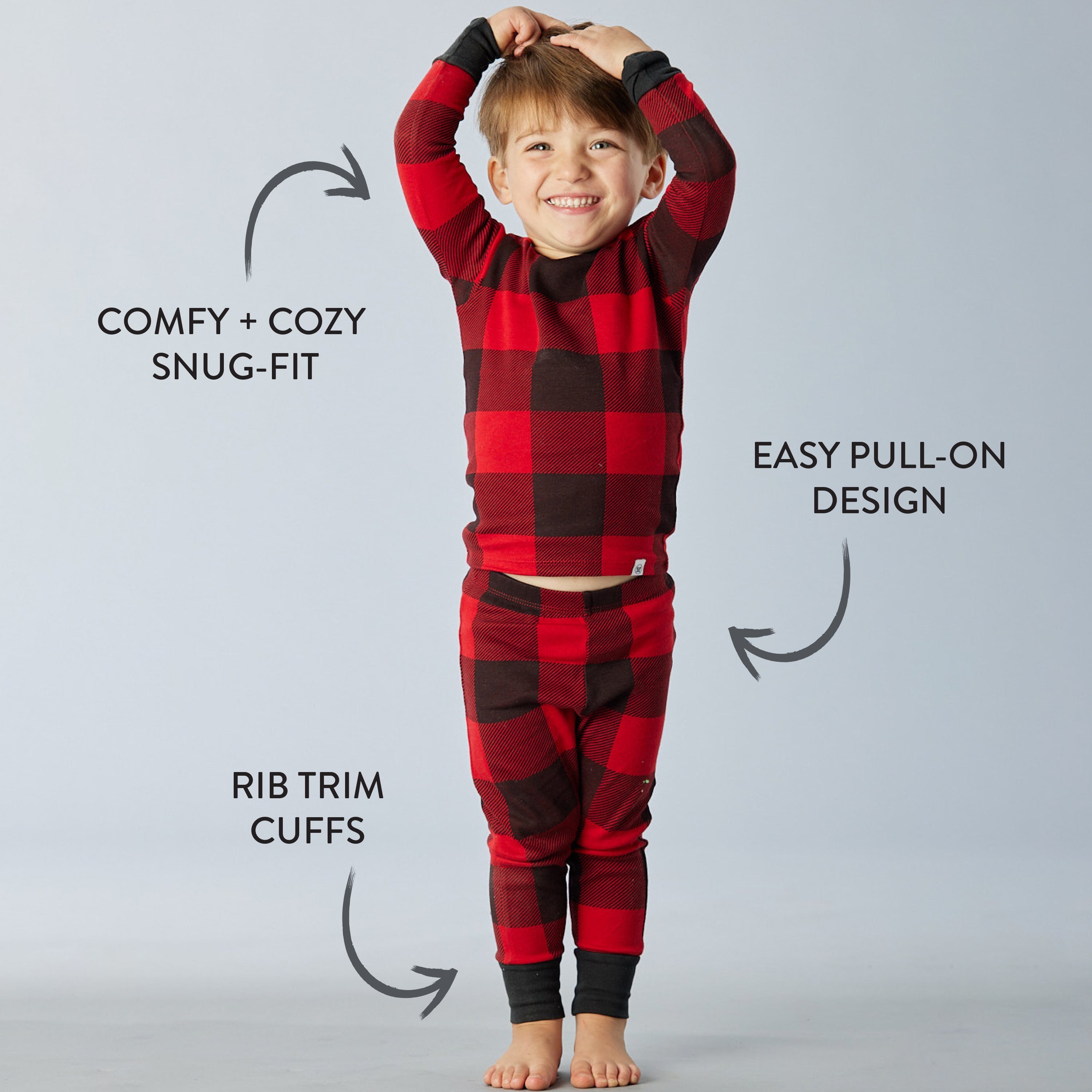 Organic Cotton Holiday Matching Family Pajamas
