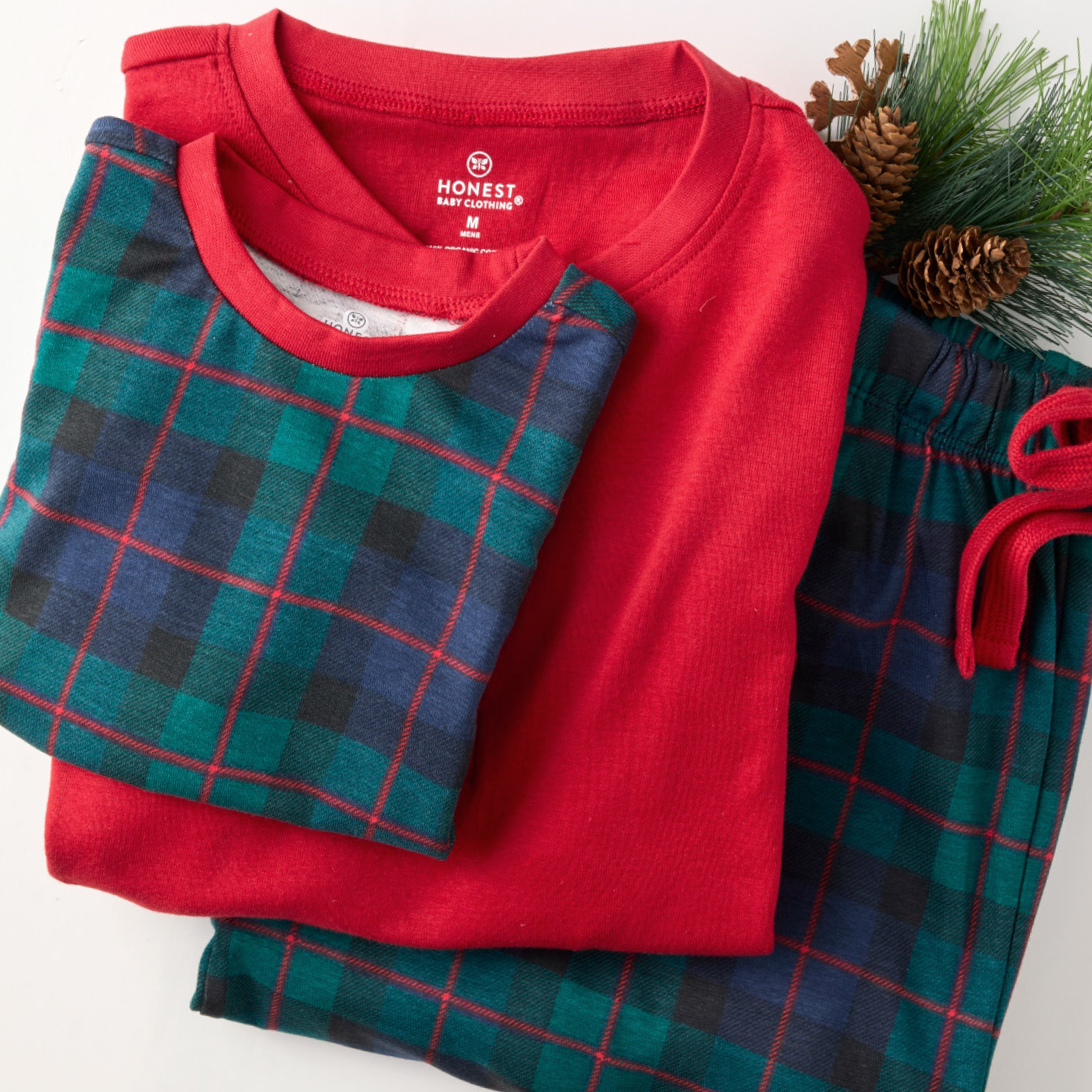 Organic Cotton Holiday Matching Family Pajamas