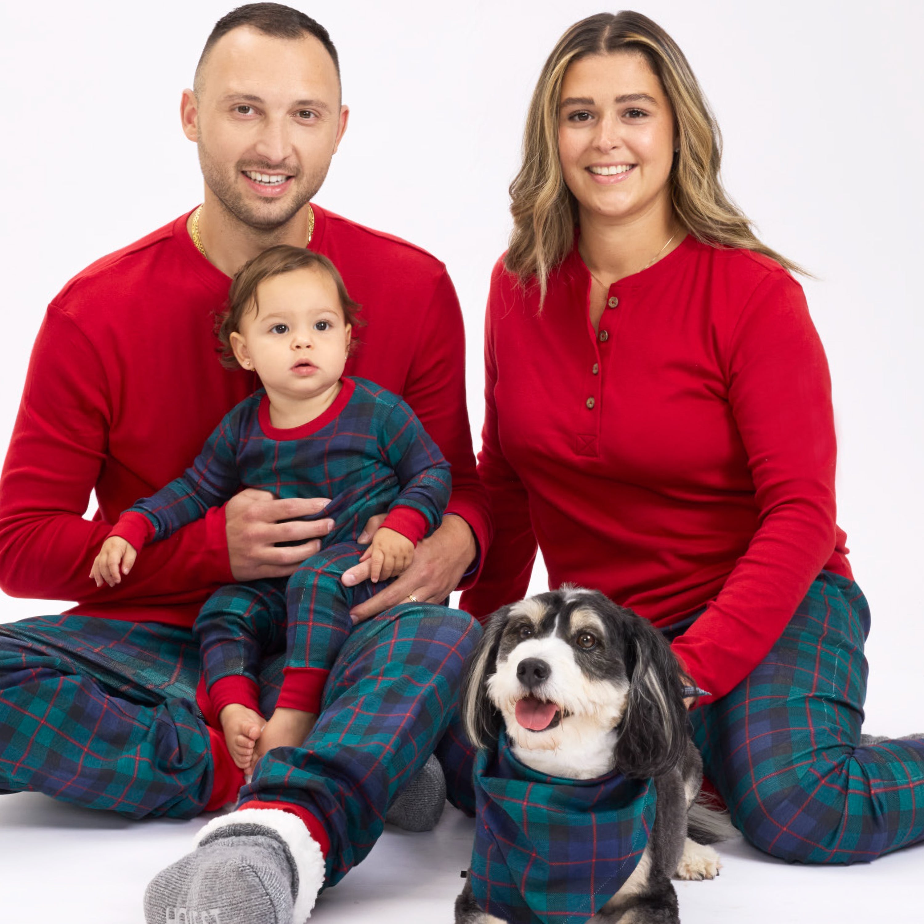 Organic Cotton Holiday Matching Family Pajamas
