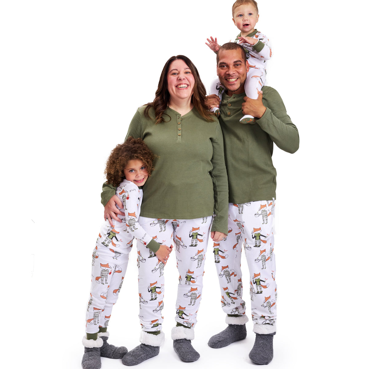 Organic Cotton Holiday Matching Family Pajamas
