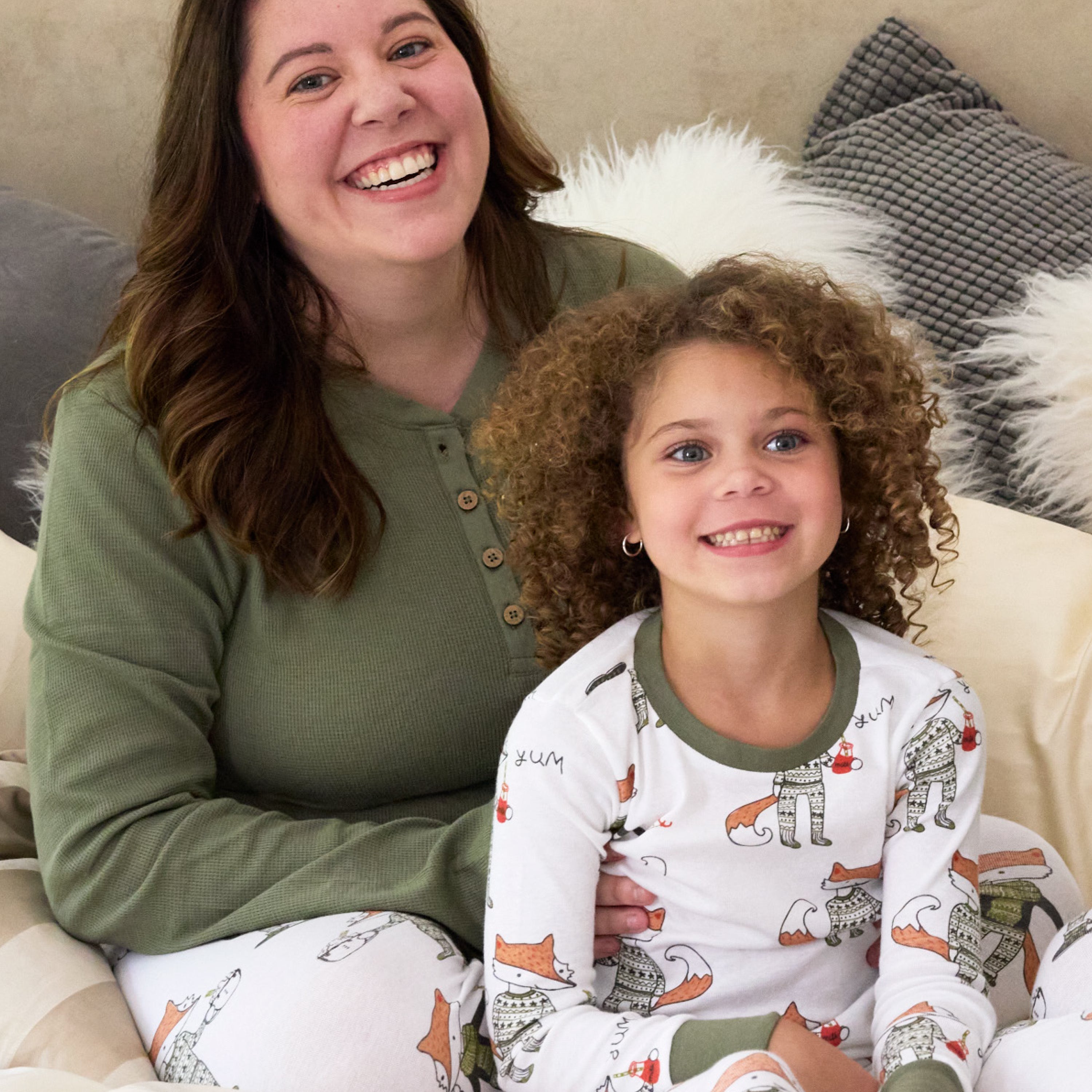 Organic Cotton Holiday Matching Family Pajamas