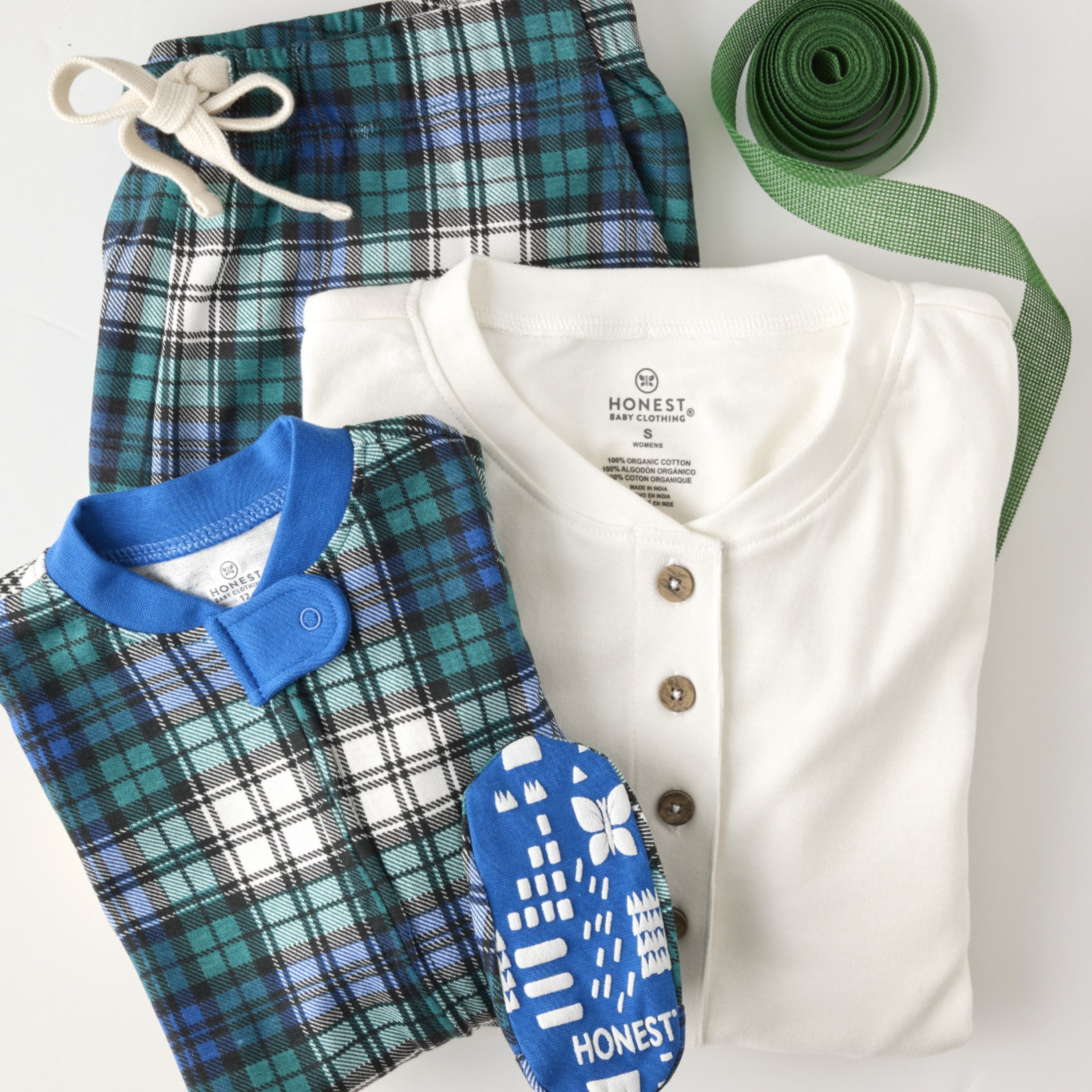 Organic Cotton Holiday Matching Family Pajamas