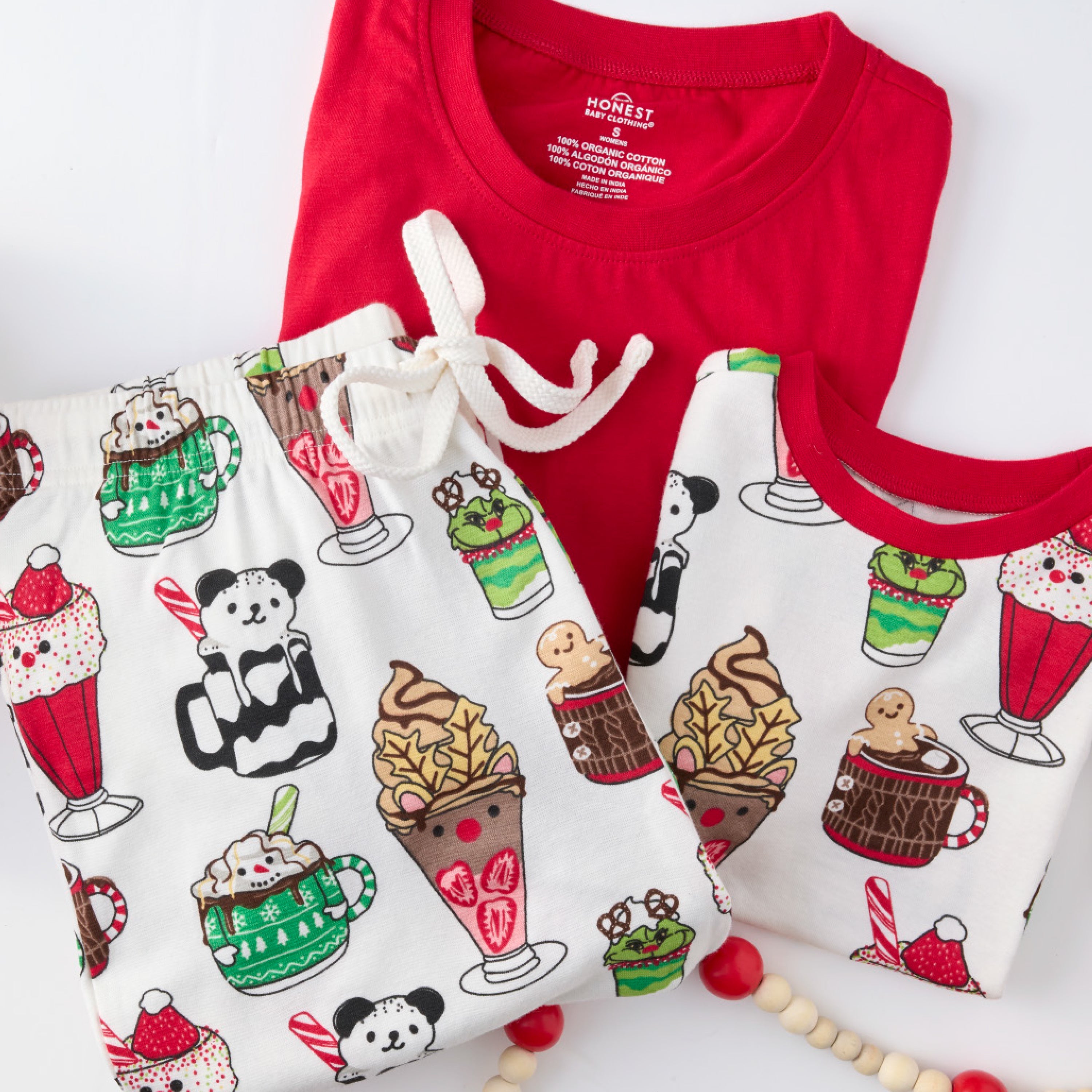 Organic Cotton Holiday Matching Family Pajamas