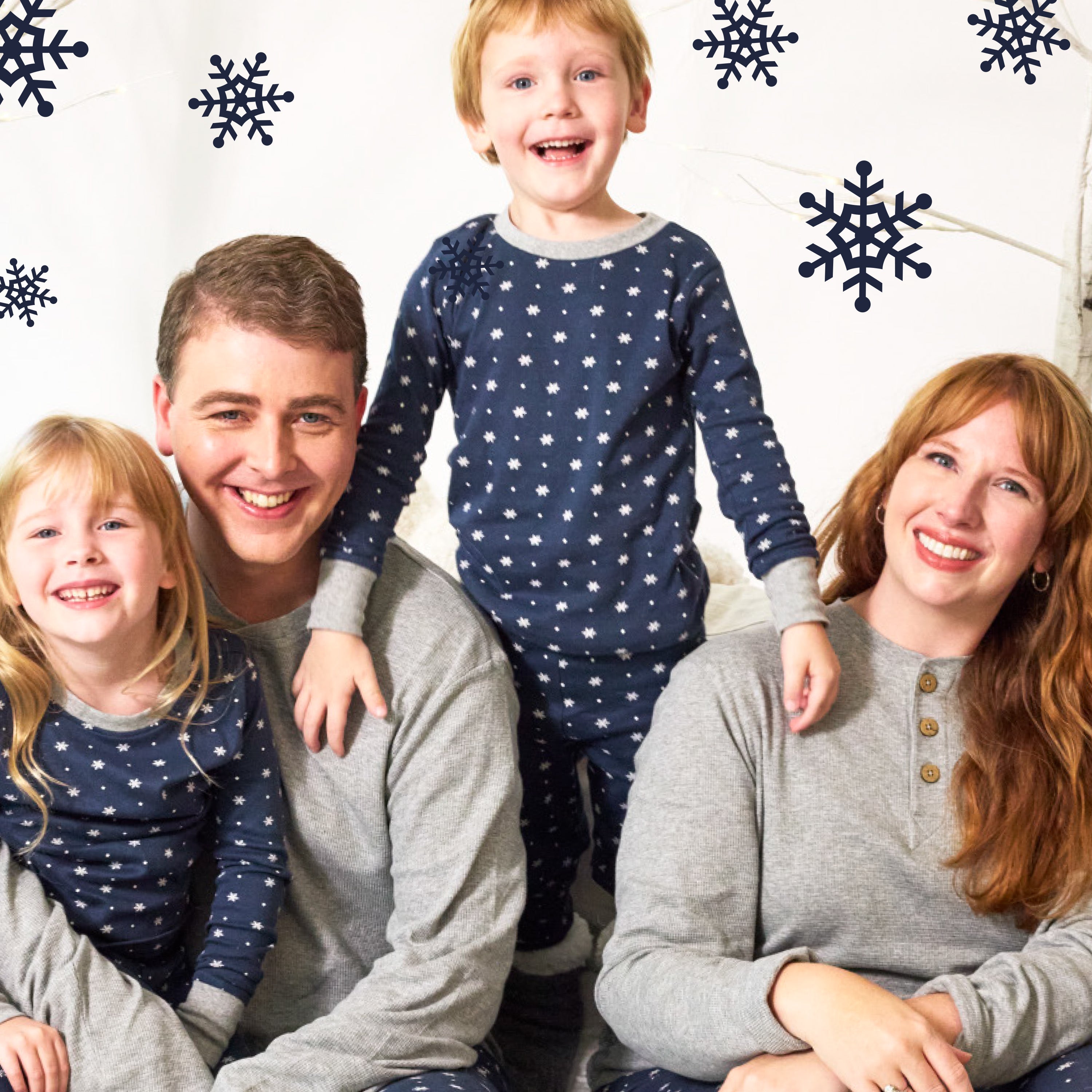 Organic Cotton Holiday Matching Family Pajamas