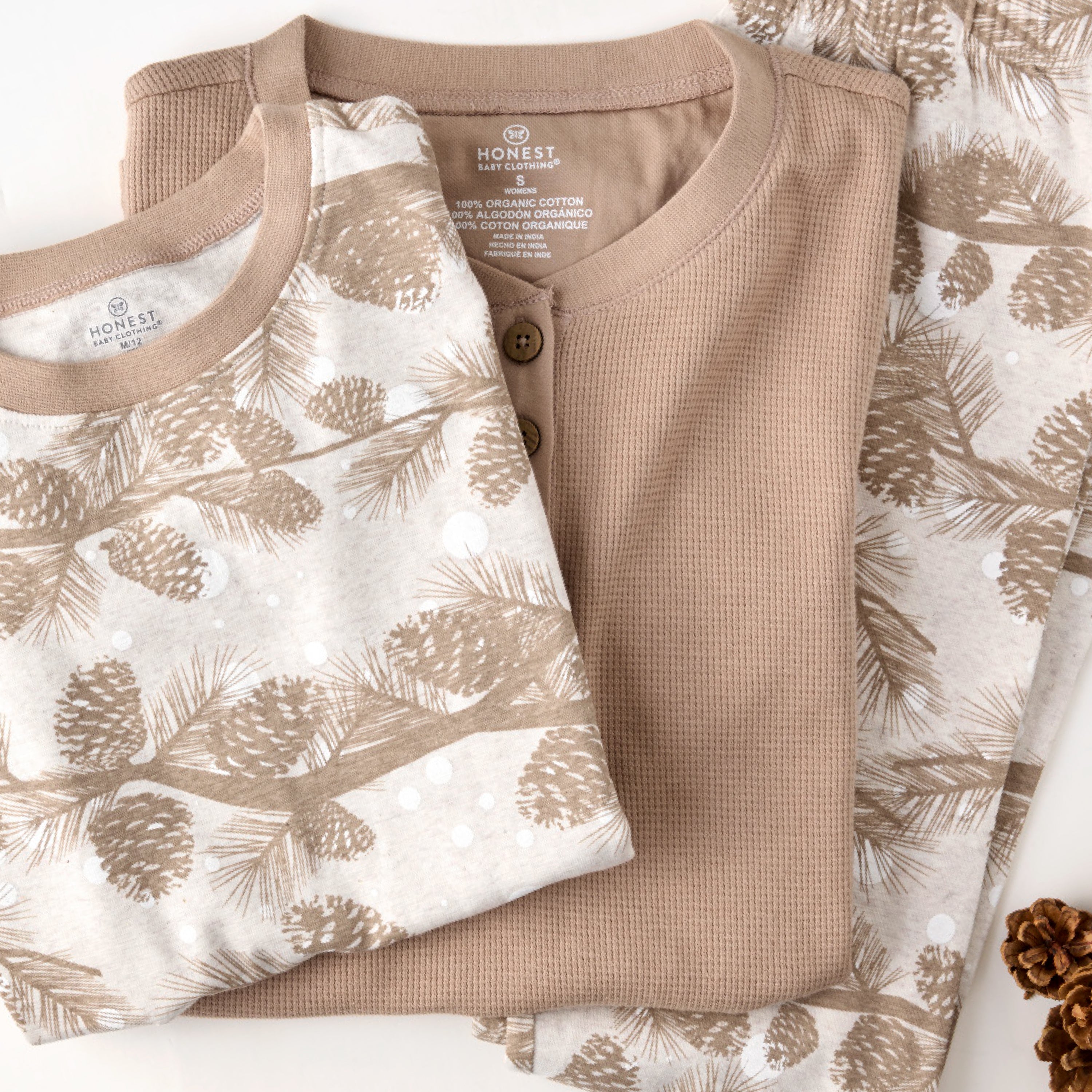 Organic Cotton Holiday Matching Family Pajamas