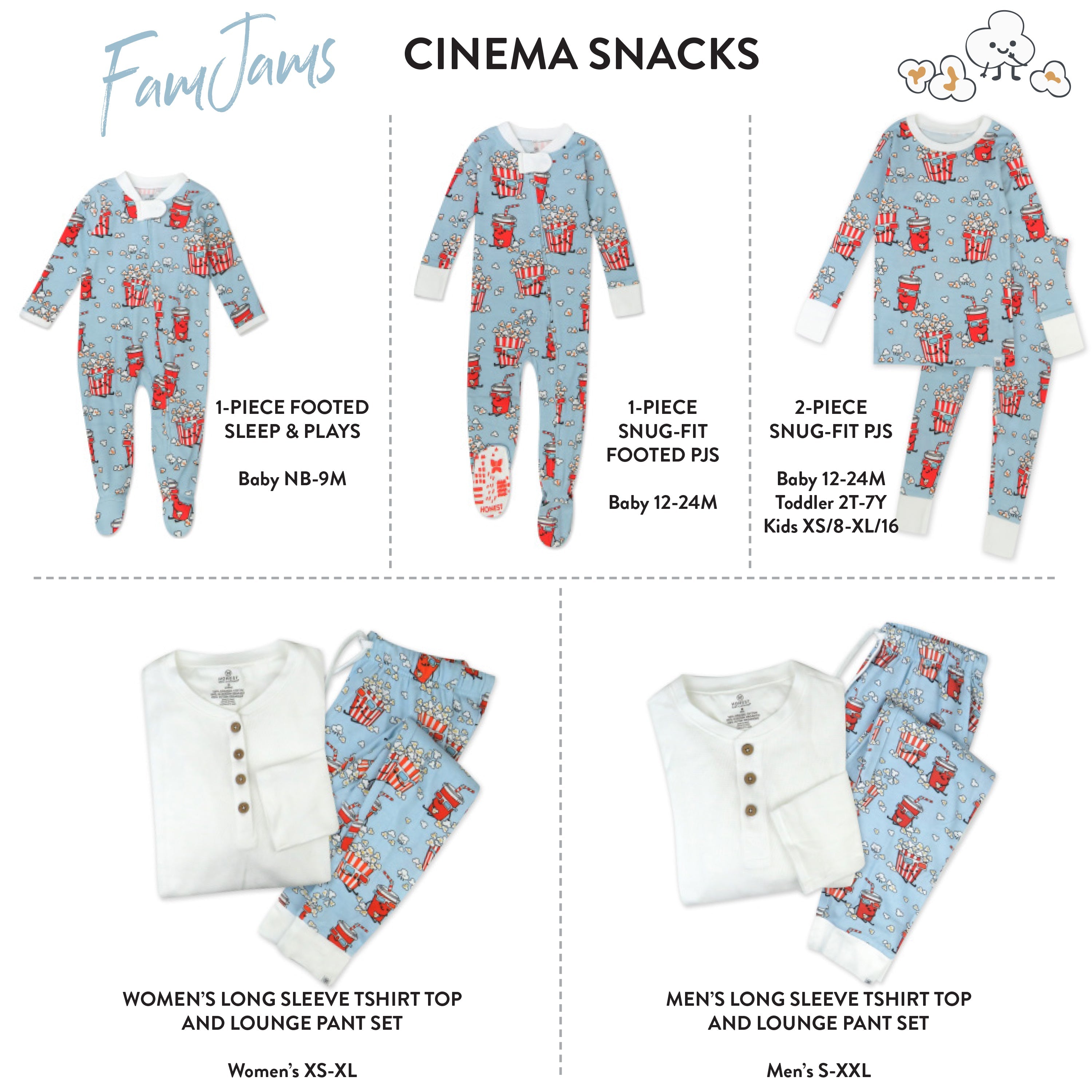 Organic Cotton Matching Family Pajamas