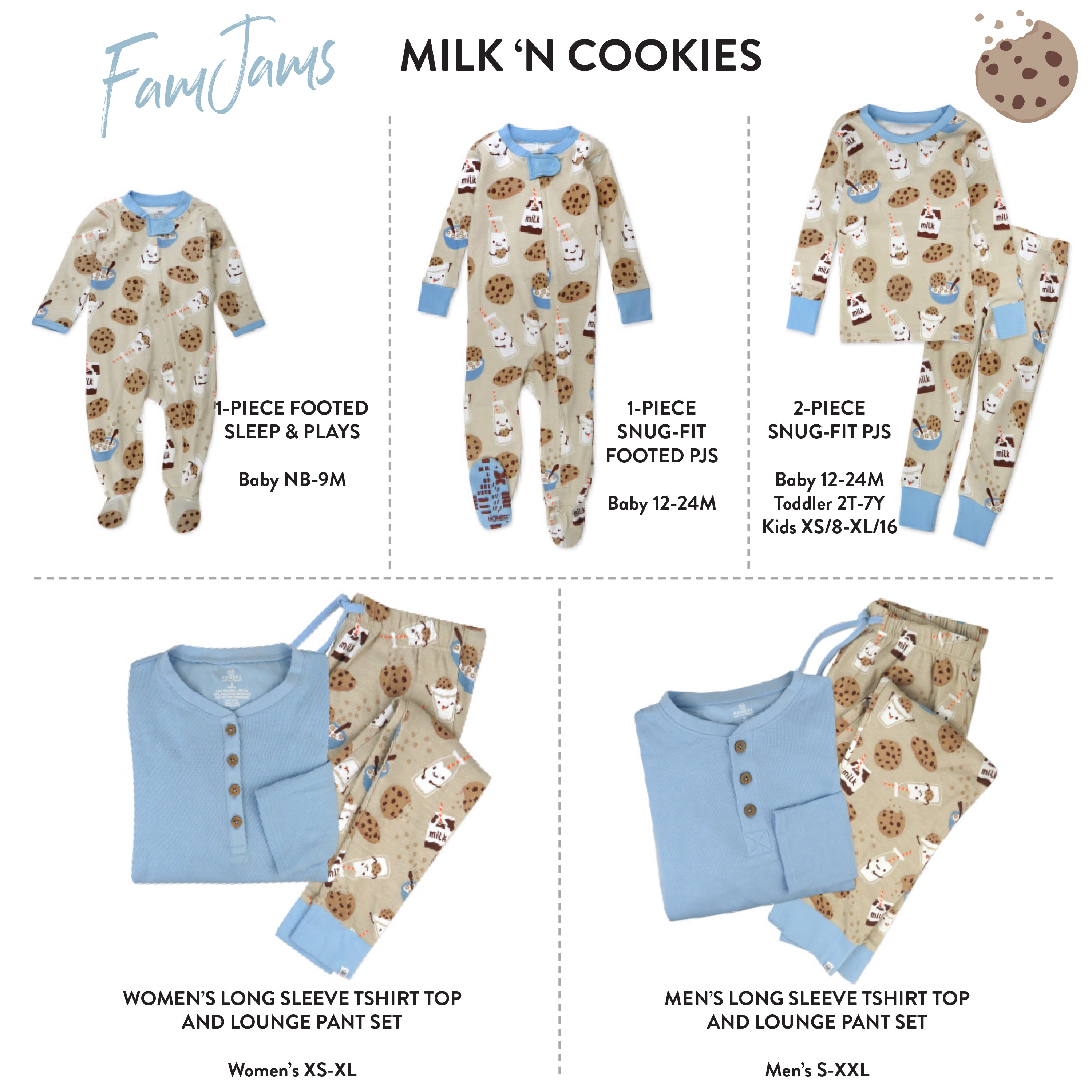 Organic Cotton Matching Family Pajamas