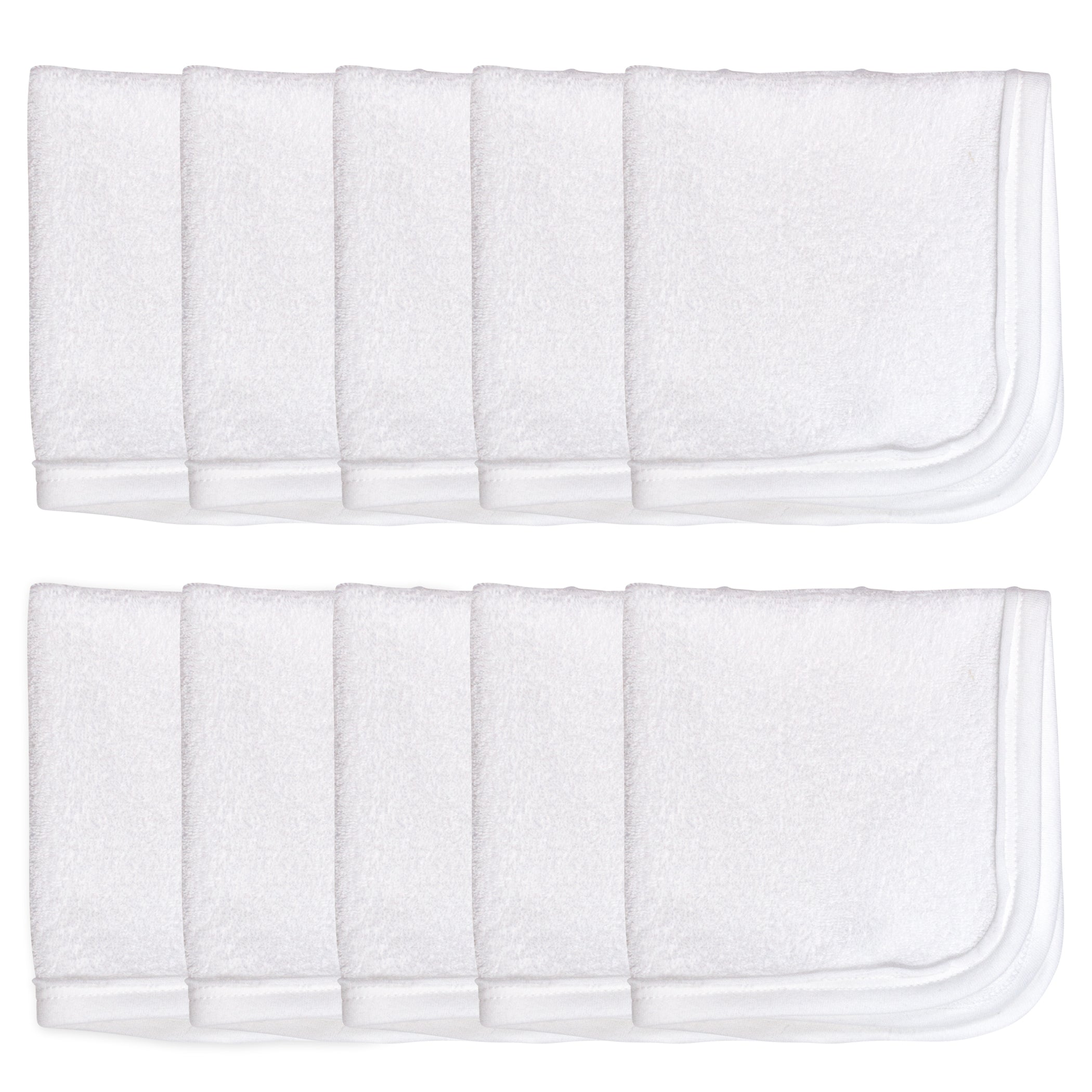 10-Pack EVERYDAY EASY Organic Cotton Washcloths Gift Set