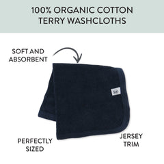 5-Pack Organic Cotton Washcloths