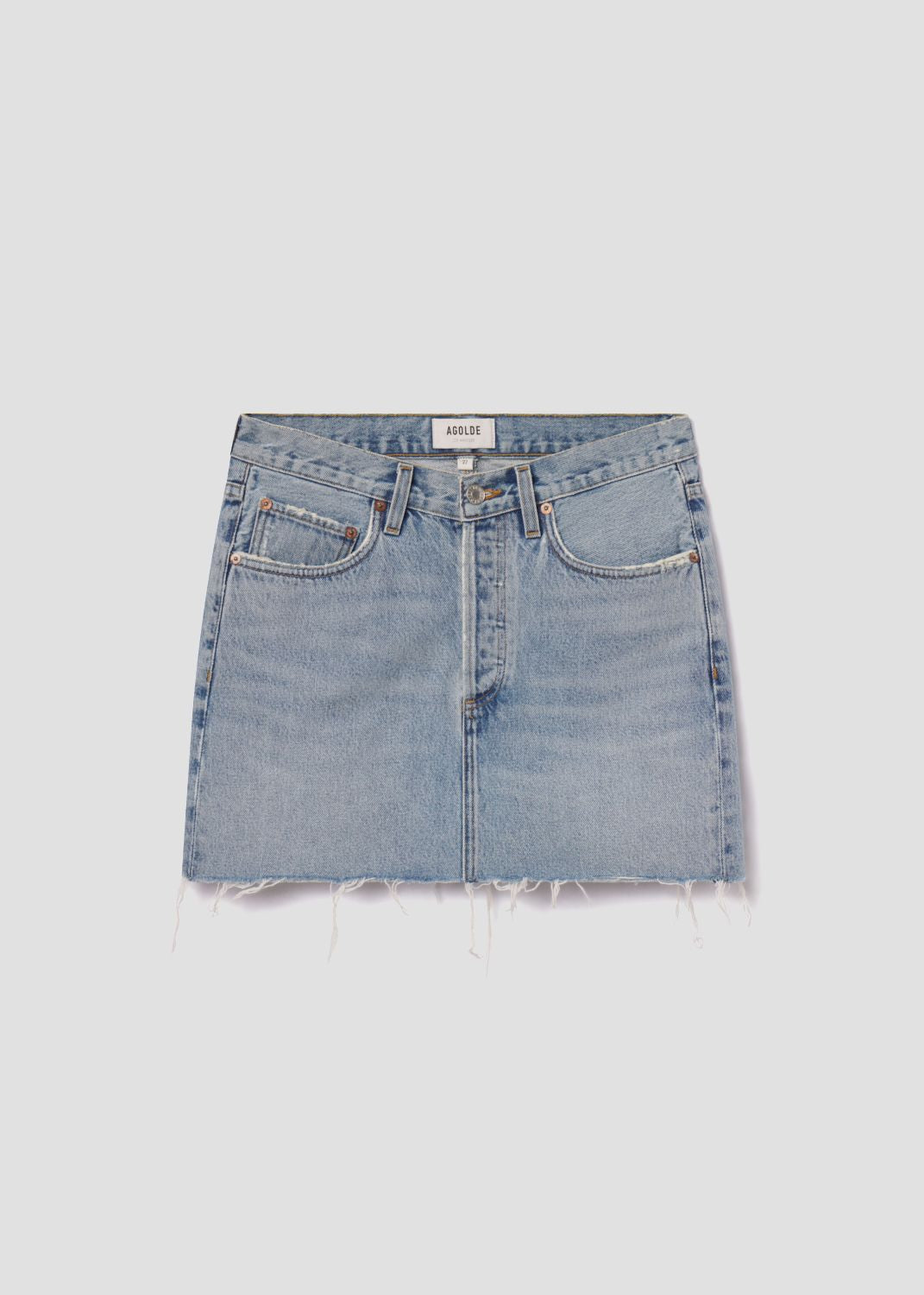 V-Waist Mini Skirt in Force