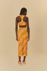 Adidas Farm Psychedelic Wave Green Dress