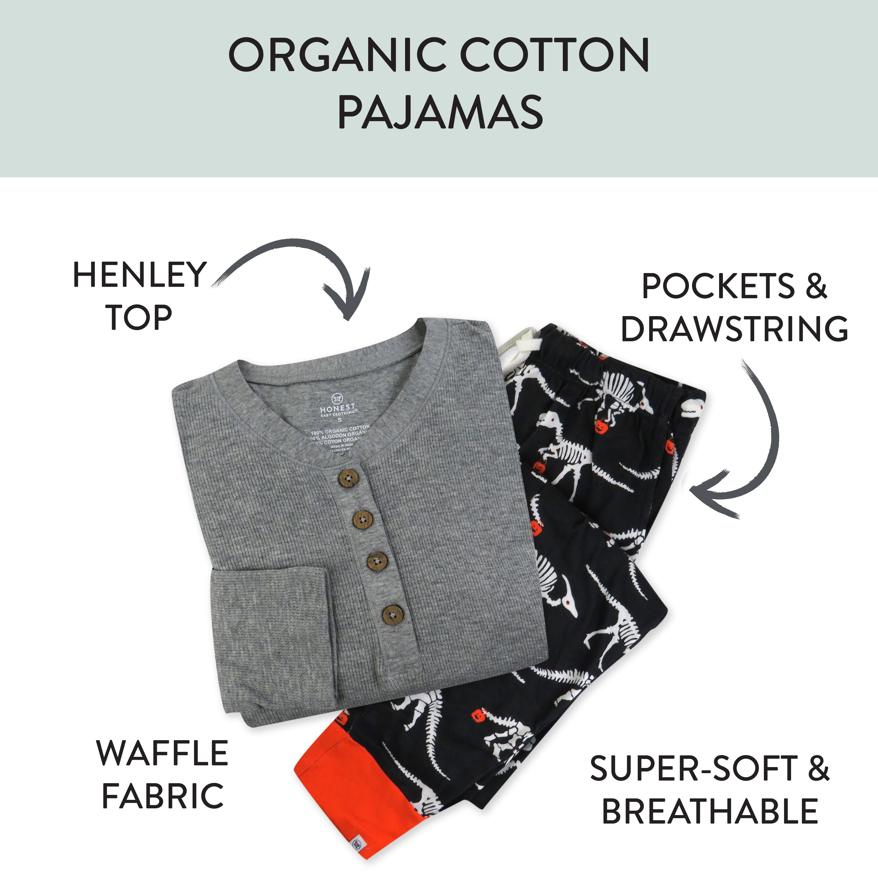 Organic Cotton Holiday Matching Family Pajamas