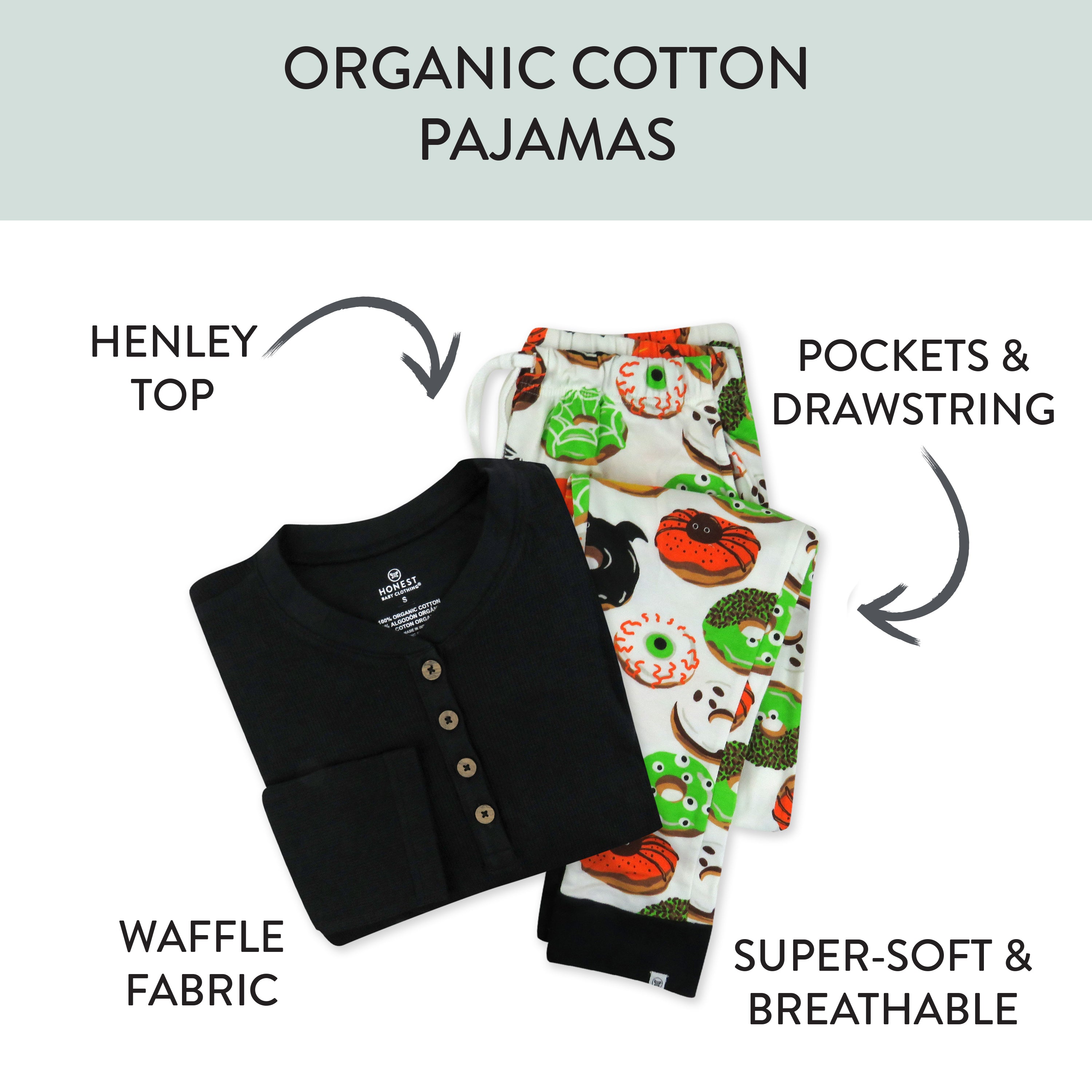 Organic Cotton Holiday Matching Family Pajamas